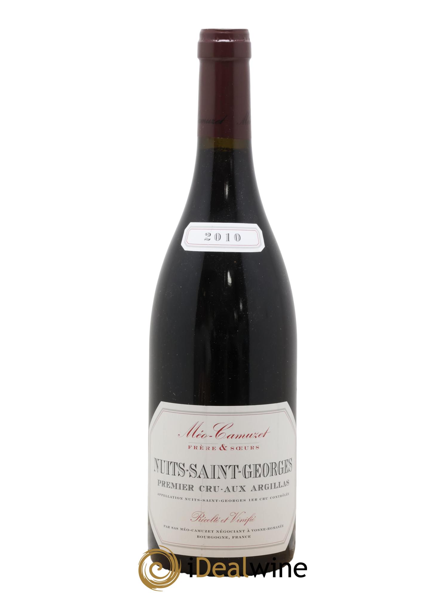 Nuits-Saint-Georges 1er Cru Argillas Méo-Camuzet (Frère & Soeurs) 2010 - Lot of 1 bottle - 0