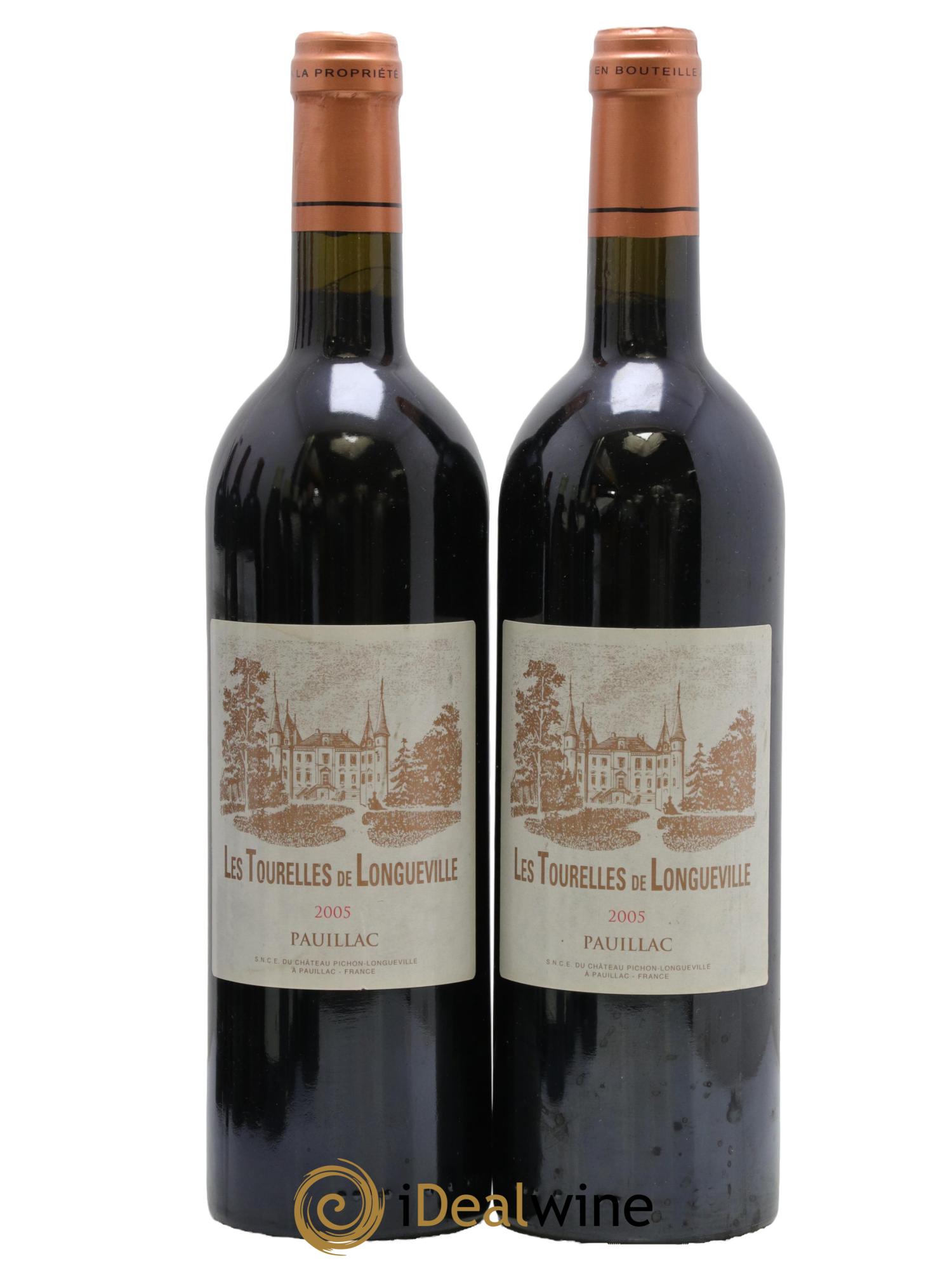 Les Tourelles de Longueville Second Vin 2005 - Posten von 2 Flaschen - 0