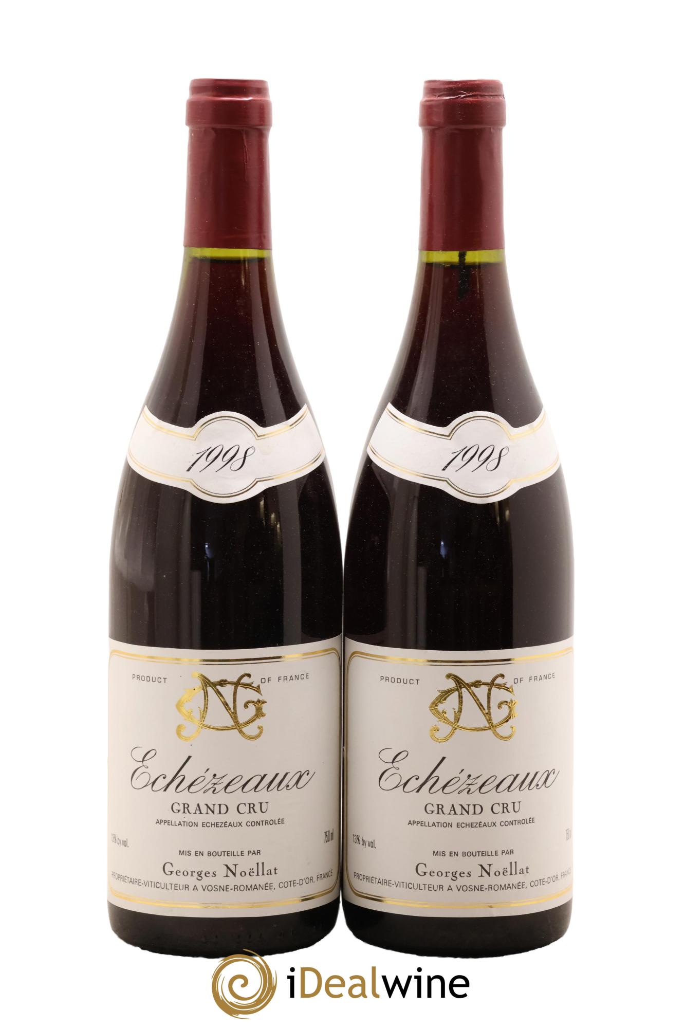 Echezeaux Grand Cru Georges Noëllat (Domaine) 1998 - Lot de 2 bouteilles - 0