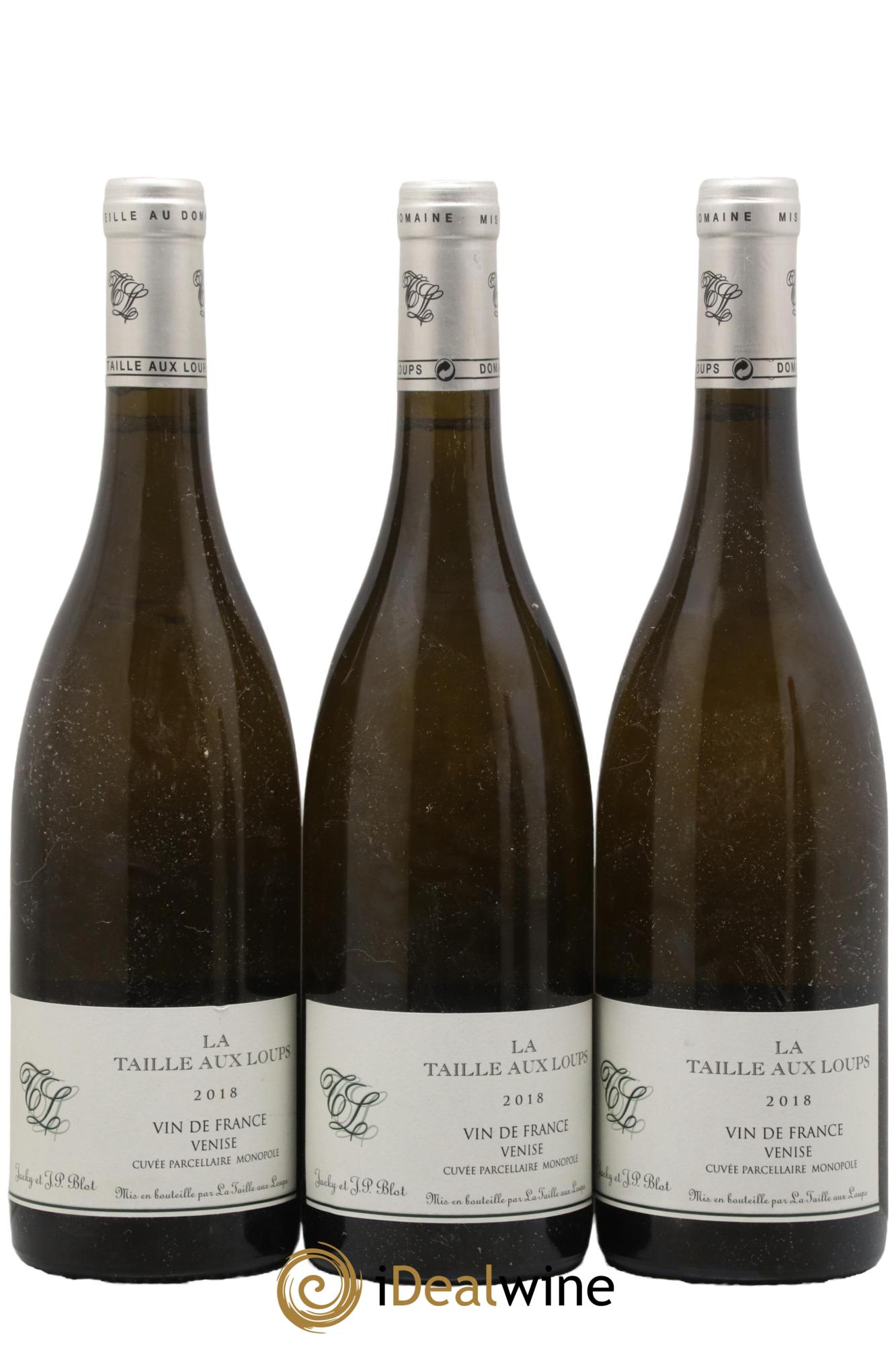 Vin de France Venise La Taille aux Loups - Jacky Blot 2018 - Lot de 3 bouteilles - 0