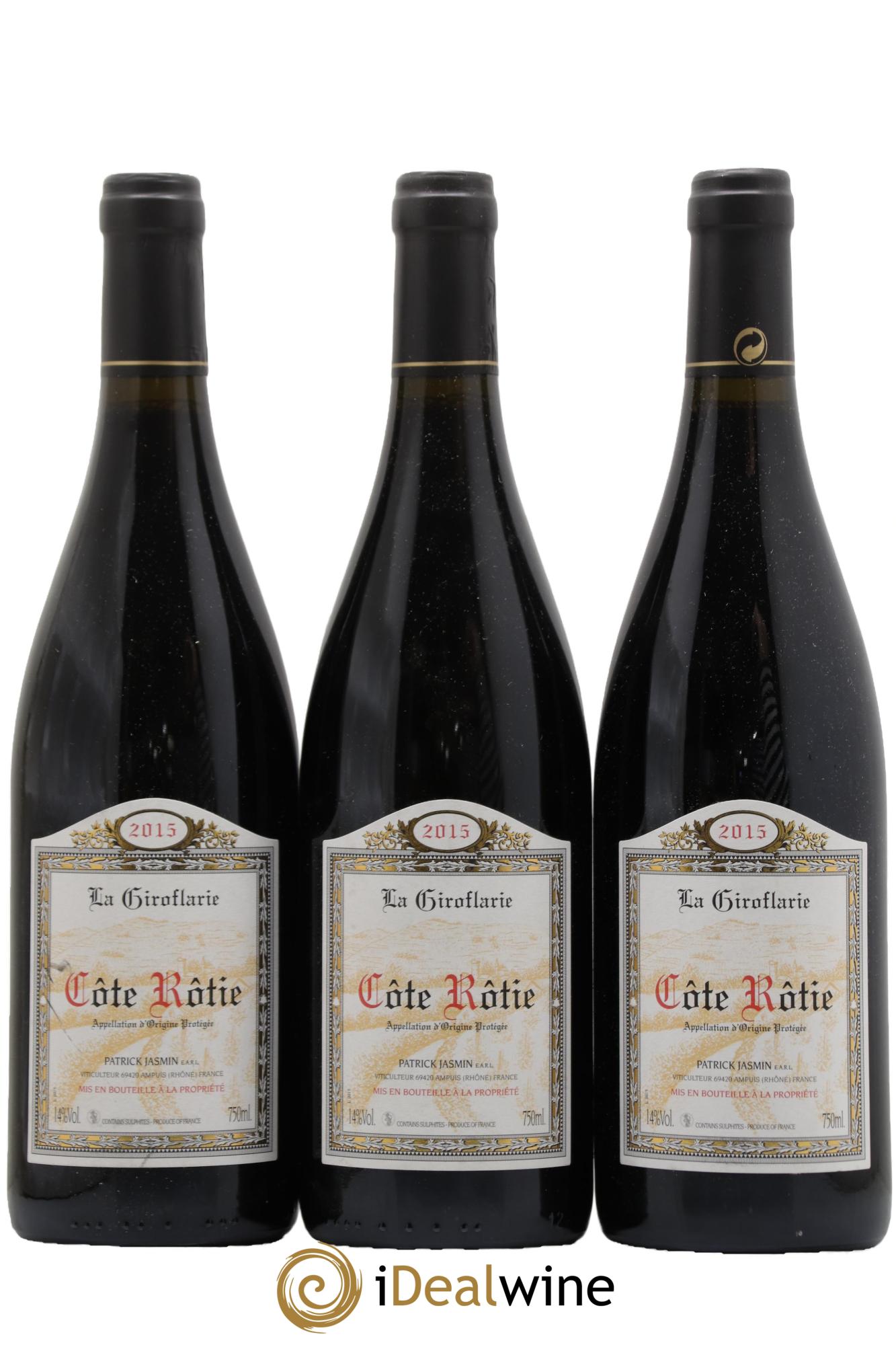 Côte-Rôtie La Giroflarie Jasmin (Domaine) 2015 - Lot de 3 bouteilles - 0