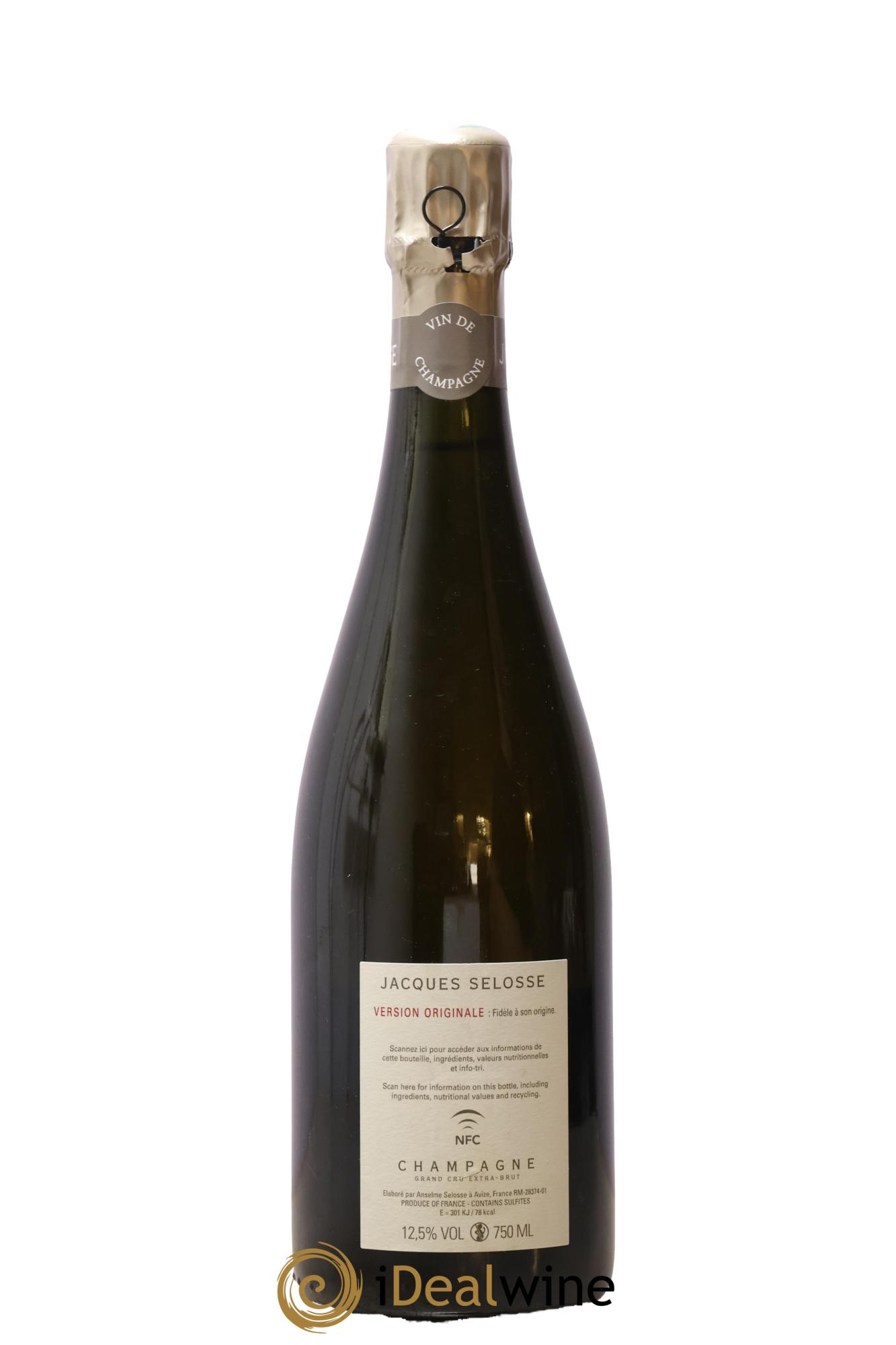 Version Originale Jacques Selosse  - Posten von 1 Flasche - 1