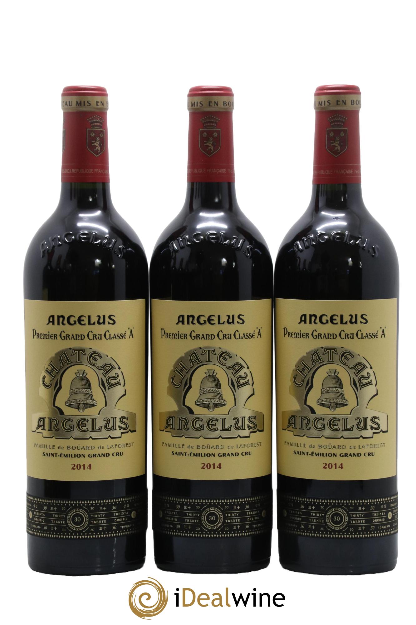 Château Angélus 1er Grand Cru Classé A 2014 - Lot de 12 bouteilles - 8