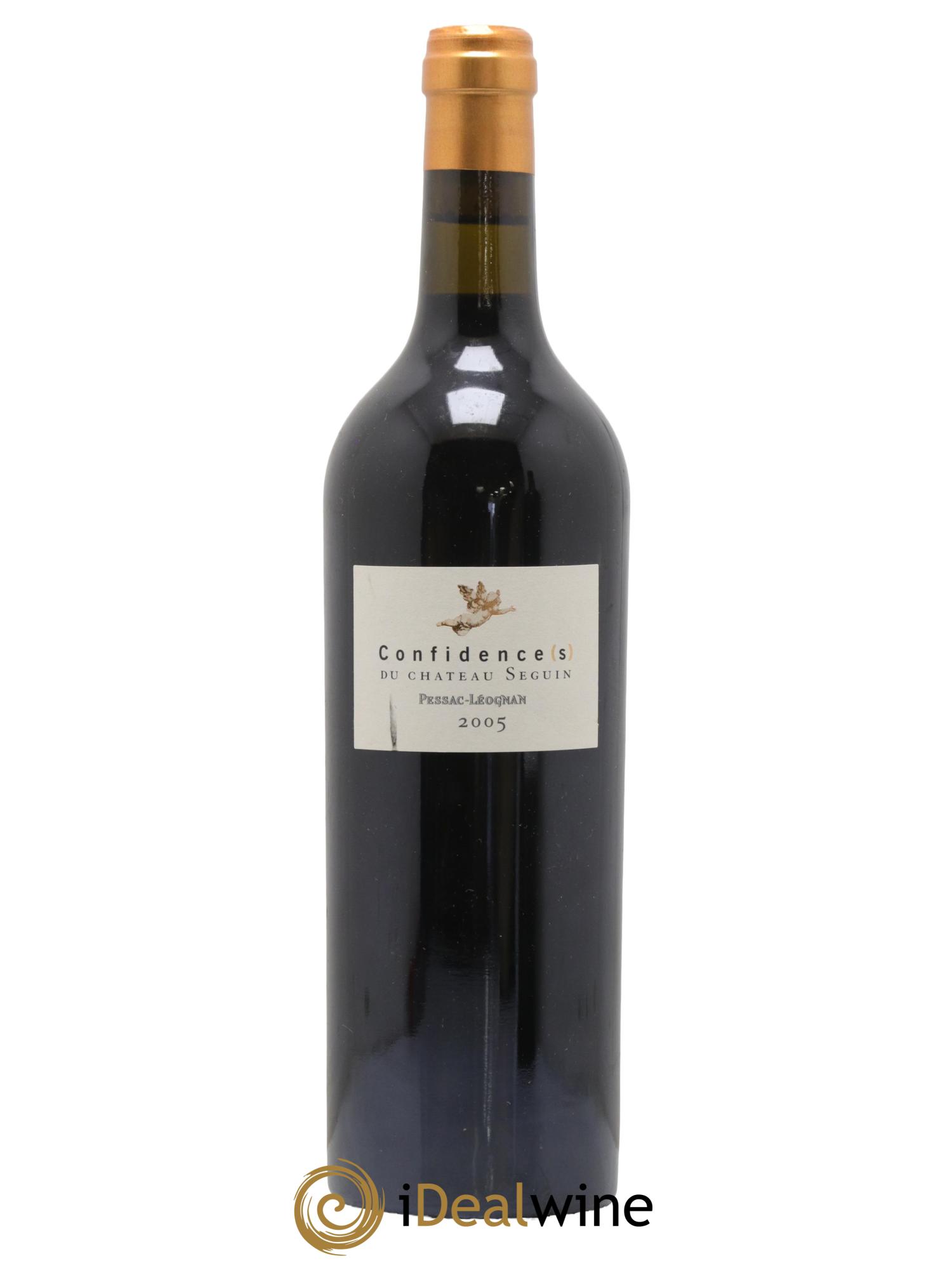 Pessac-Léognan Confidence(s) Château Seguin 2005 - Lot de 1 bouteille - 0