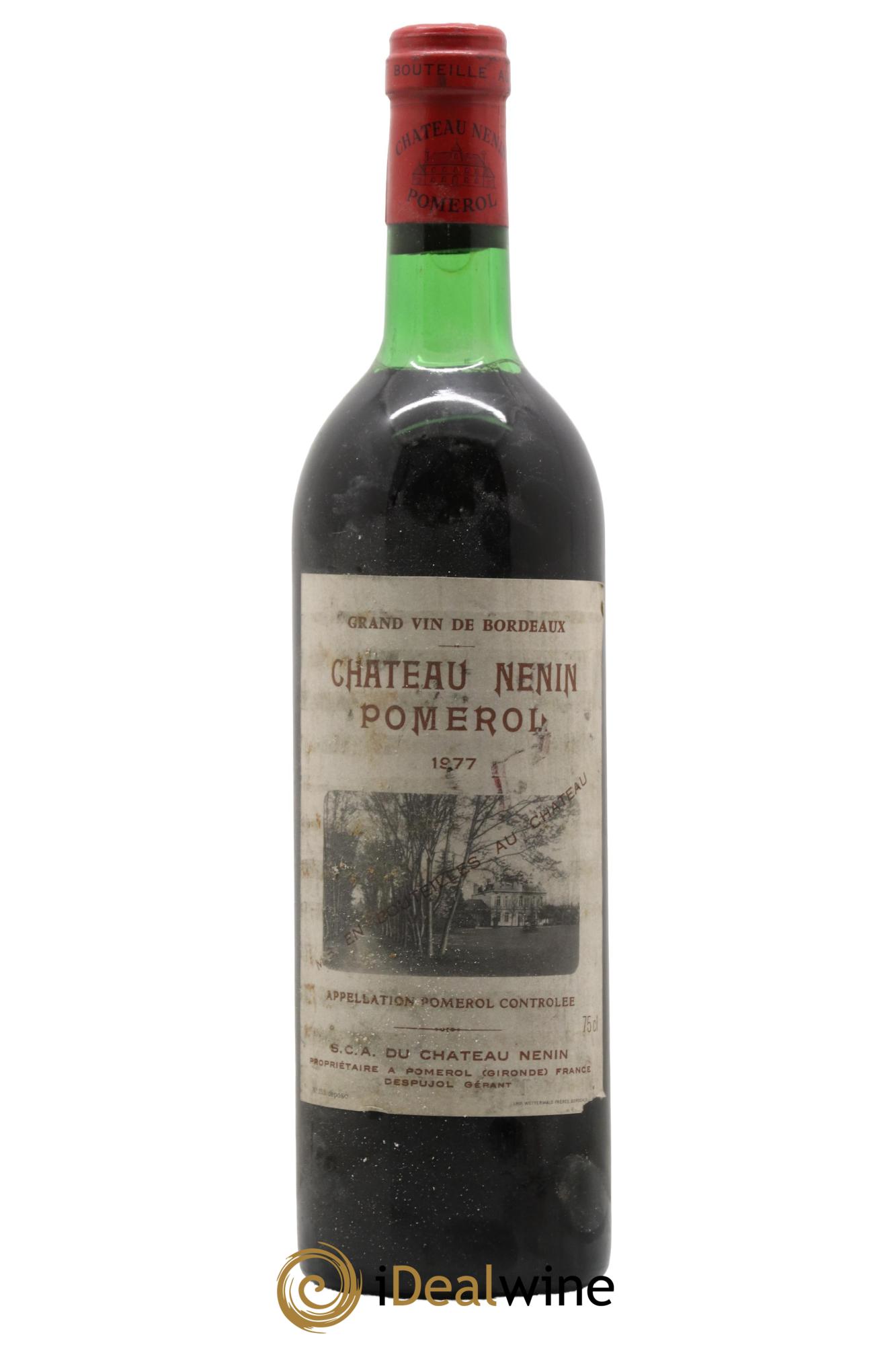 Château Nenin 1977 - Lot de 1 bouteille - 0