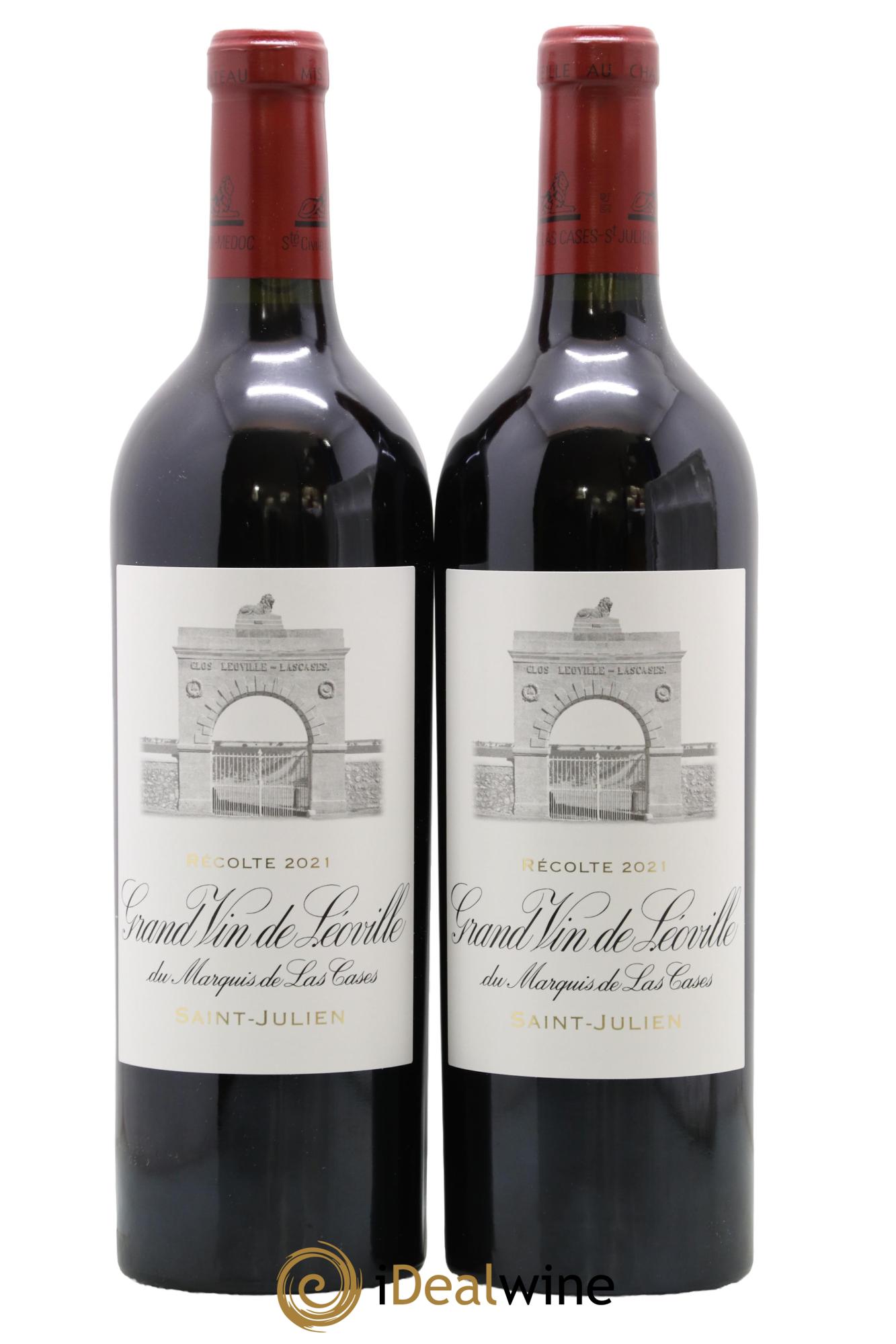Château Léoville Las Cases 2ème Grand Cru Classé 2021 - Lot de 2 bouteilles - 0