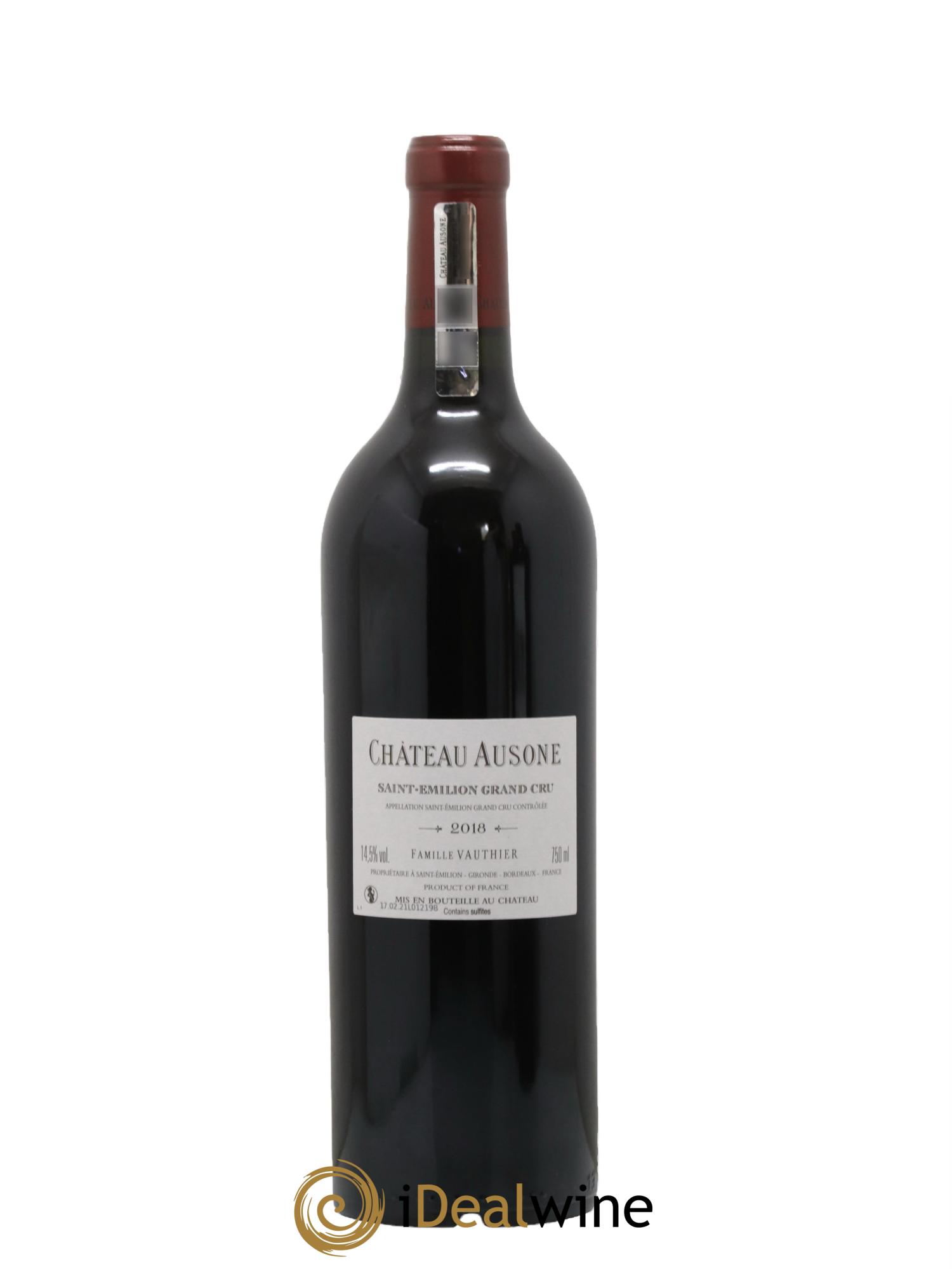 Château Ausone 1er Grand Cru Classé A 2018 - Lot de 1 bouteille - 1