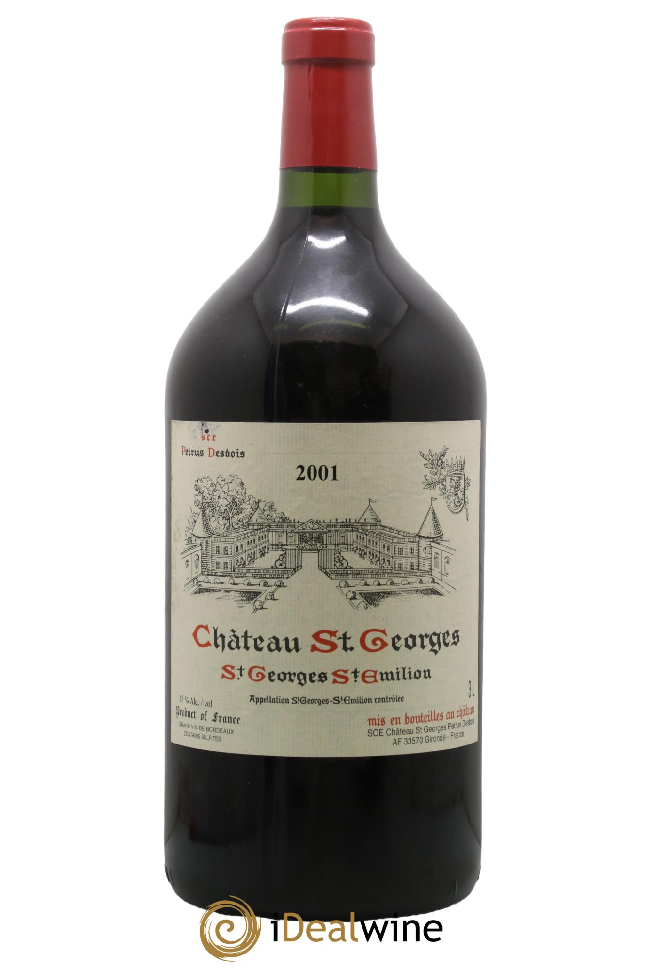 Château Saint-Georges 2001 - Lot de 1 double magnum - 1