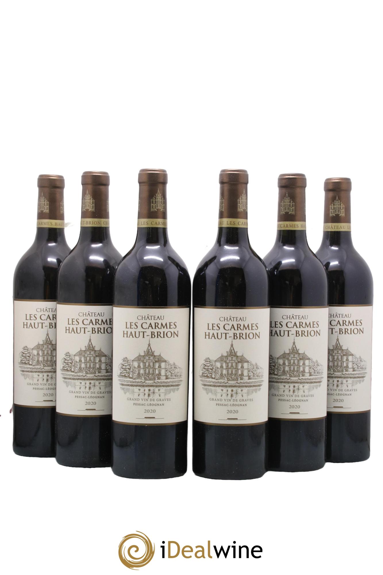 Château Les Carmes Haut-Brion 2020 - Lotto di 6 bottiglie - 0