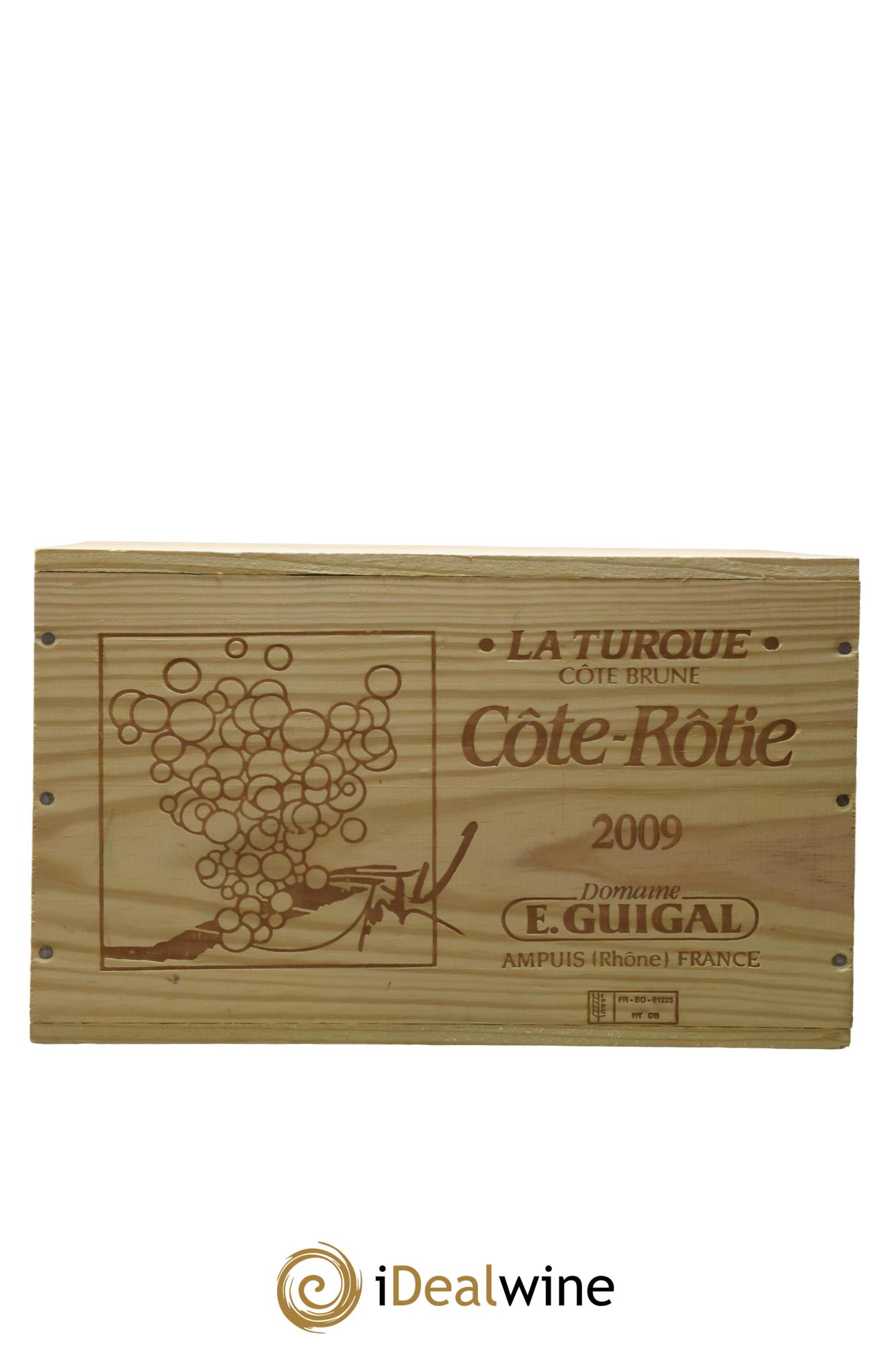 Côte-Rôtie La Turque Guigal 2009 - Lot de 6 bouteilles - 6