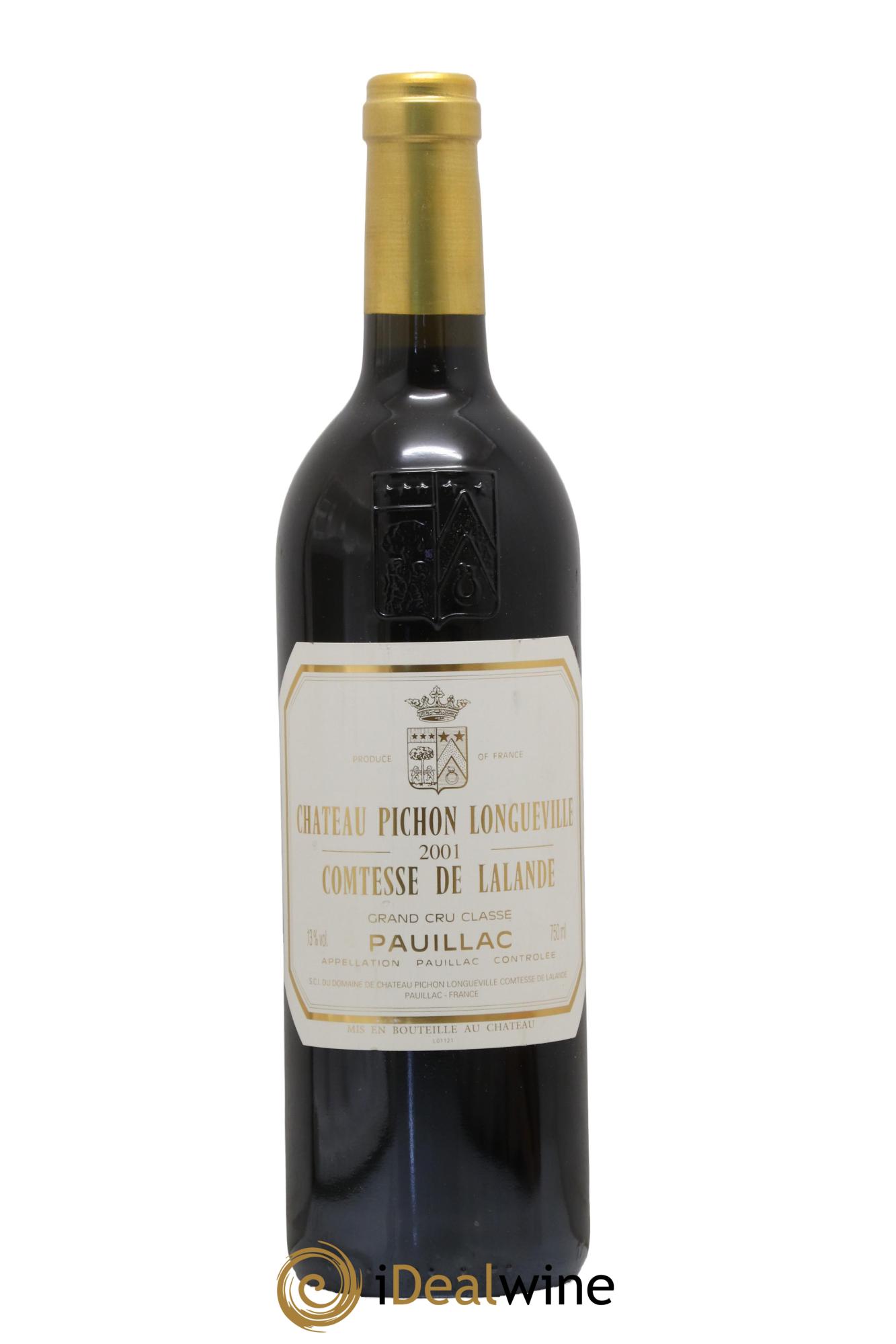 Château Pichon Longueville Comtesse de Lalande 2ème Grand Cru Classé 2001 - Lot of 1 bottle - 0