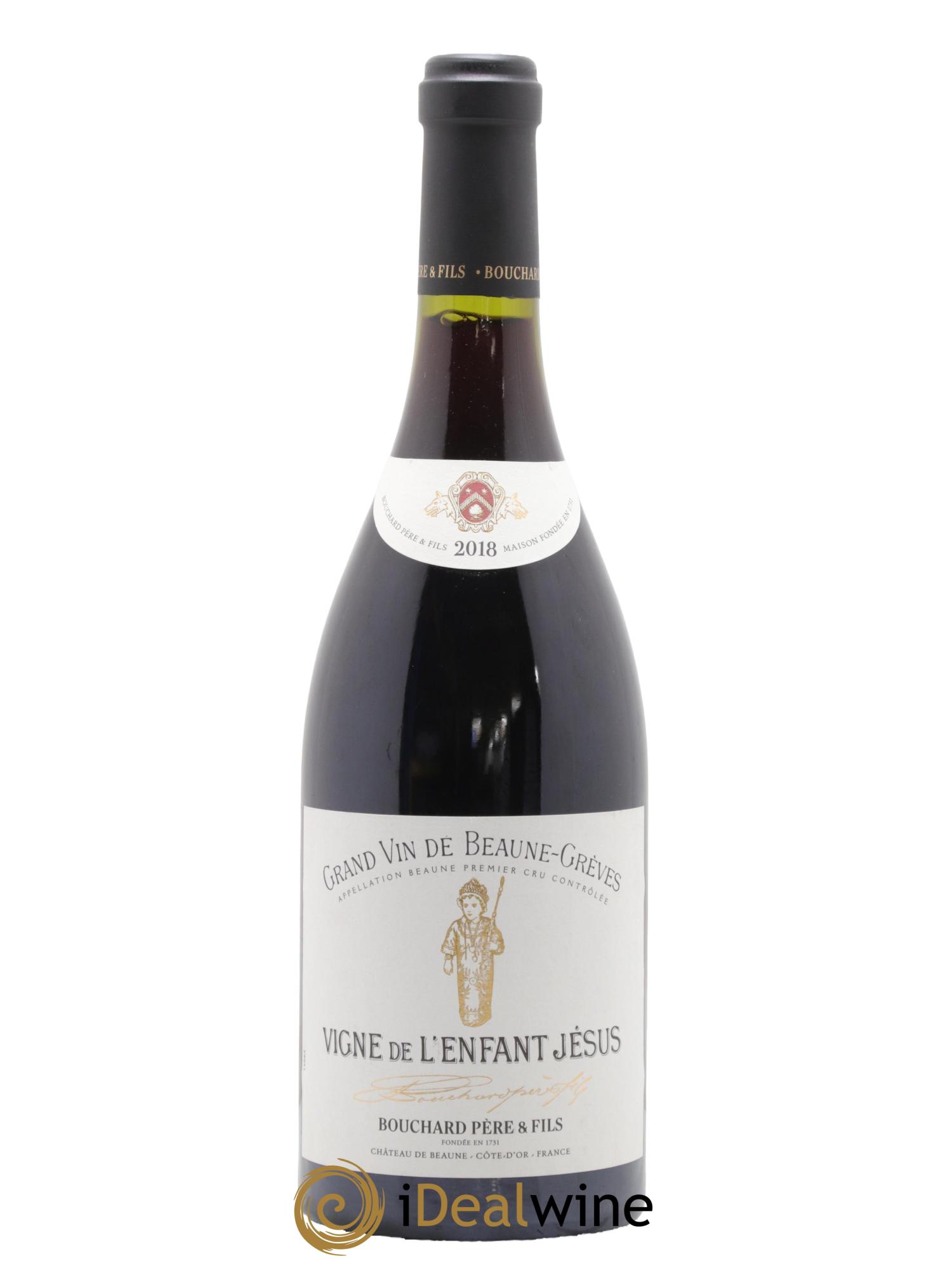 Beaune 1er Cru Grèves - Vigne de l'Enfant Jésus Bouchard Père & Fils 2018 - Lot de 1 bouteille - 0