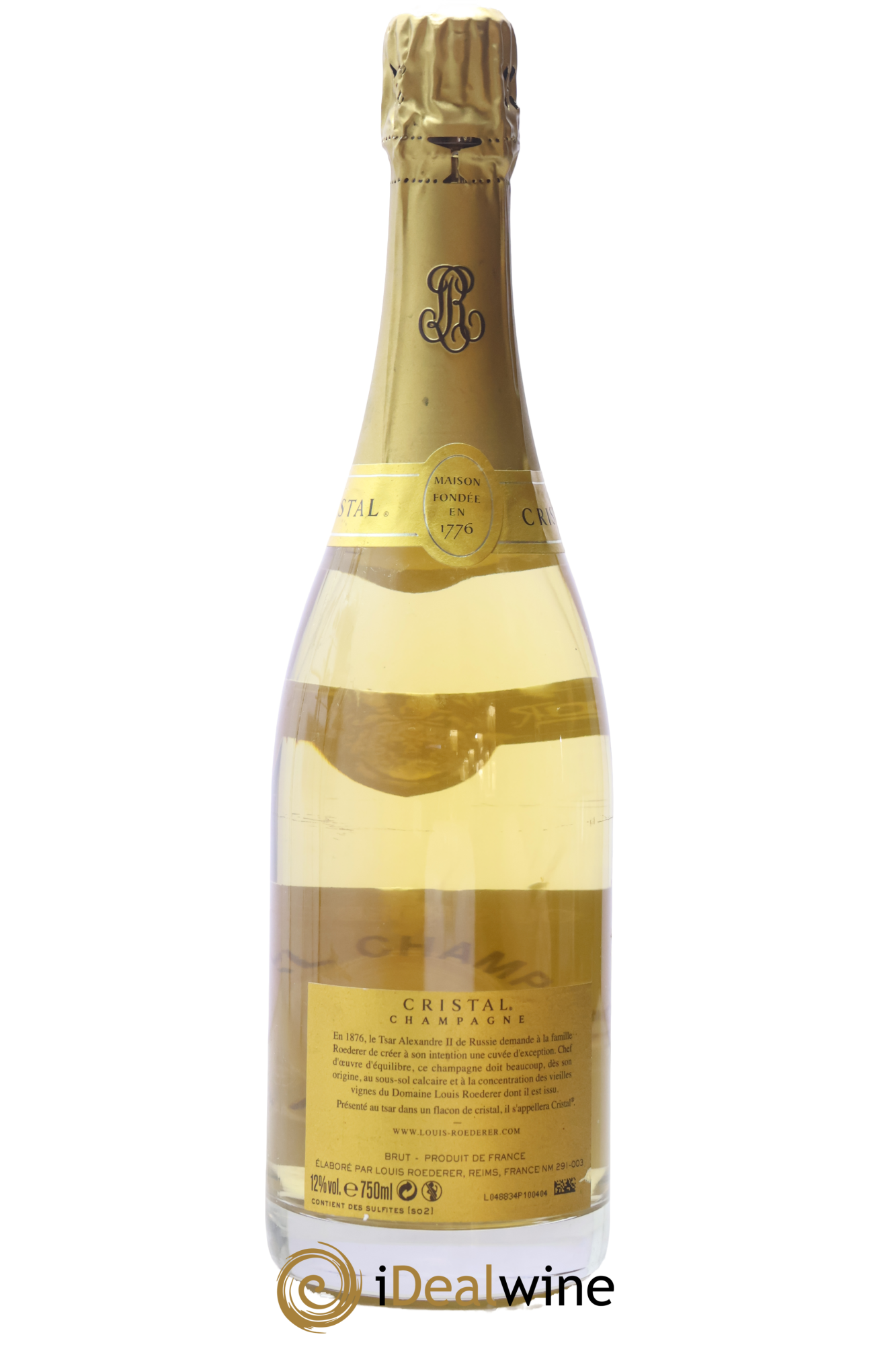 Cristal Louis Roederer 2012 - Posten von 1 Flasche - 1