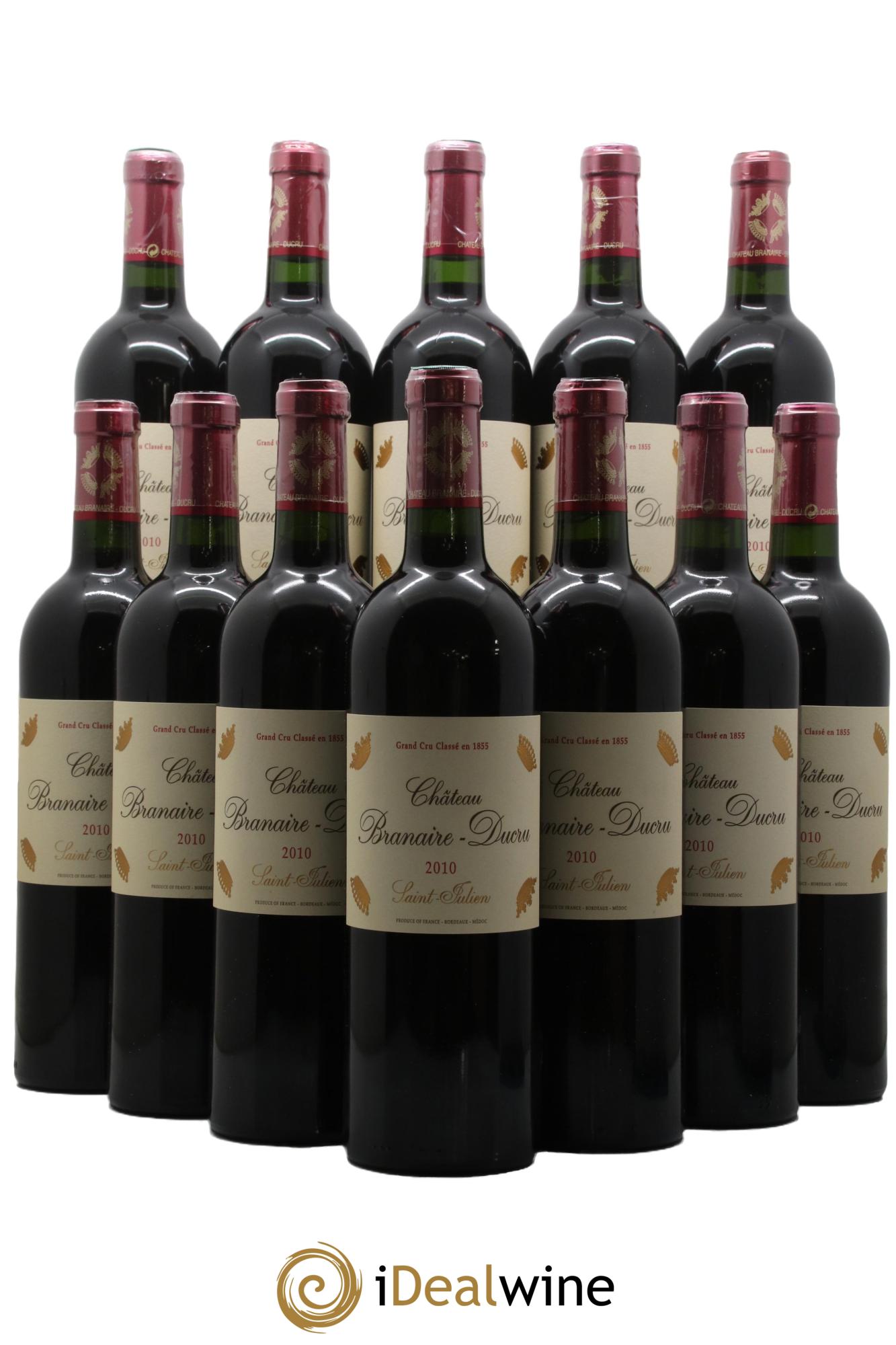 Château Branaire Ducru 4ème Grand Cru Classé 2010 - Posten von 12 Flaschen - 0