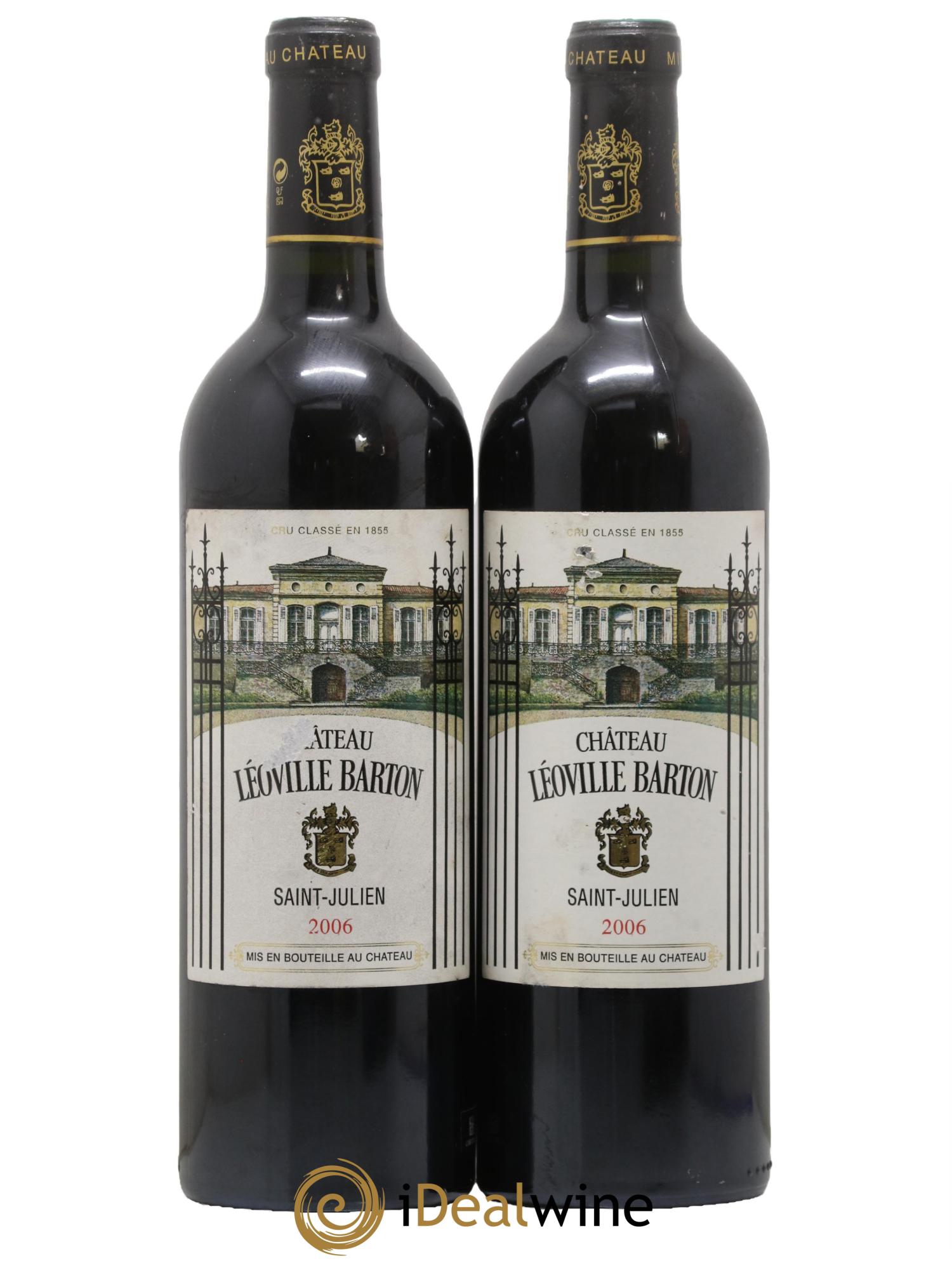 Château Léoville Barton 2ème Grand Cru Classé 2006 - Lot de 2 bouteilles - 0