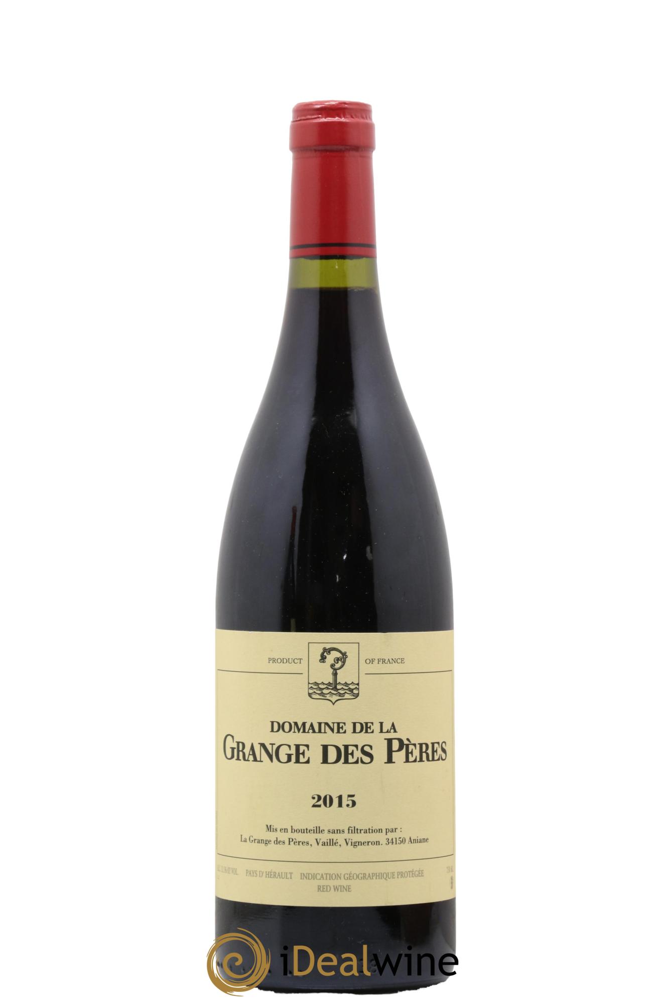 Pays d'Hérault Grange des Pères Laurent Vaillé 2015 - Lot de 1 bouteille - 0