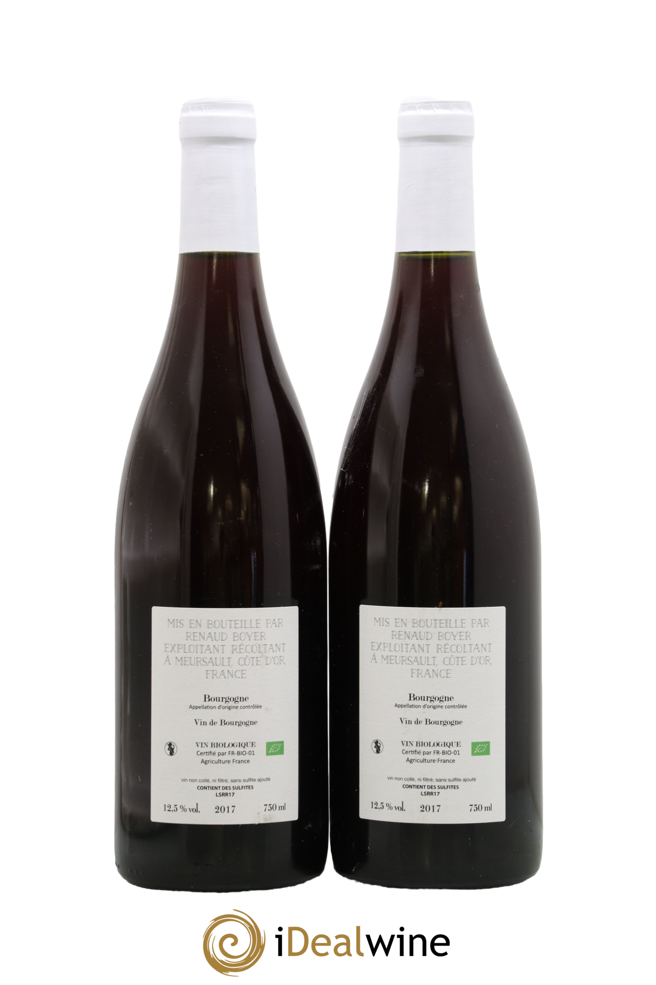Bourgogne SR Renaud Boyer 2017 - Lot de 2 bouteilles - 1