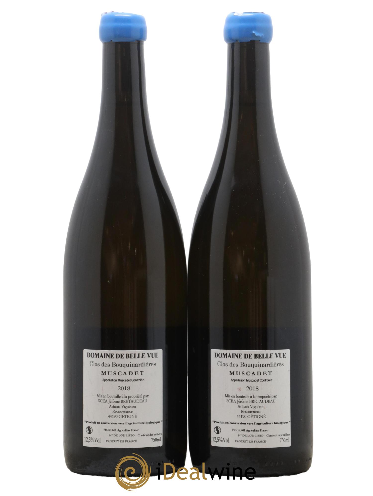 Muscadet-Sèvre-et-Maine Gabbro Jérôme Bretaudeau - Domaine de Bellevue 2018 - Lot de 2 bouteilles - 1