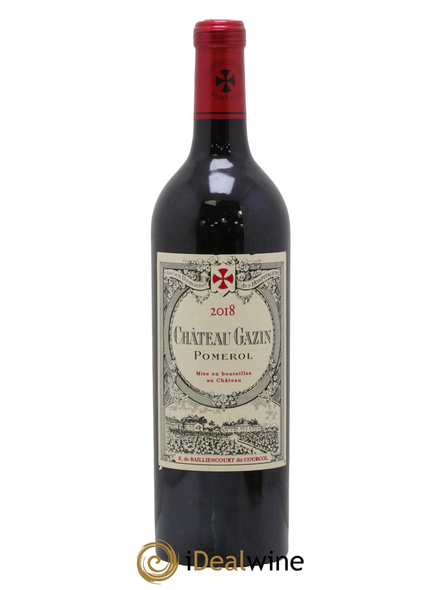 Château Gazin 2018 - Lot de 1 bouteille - 0