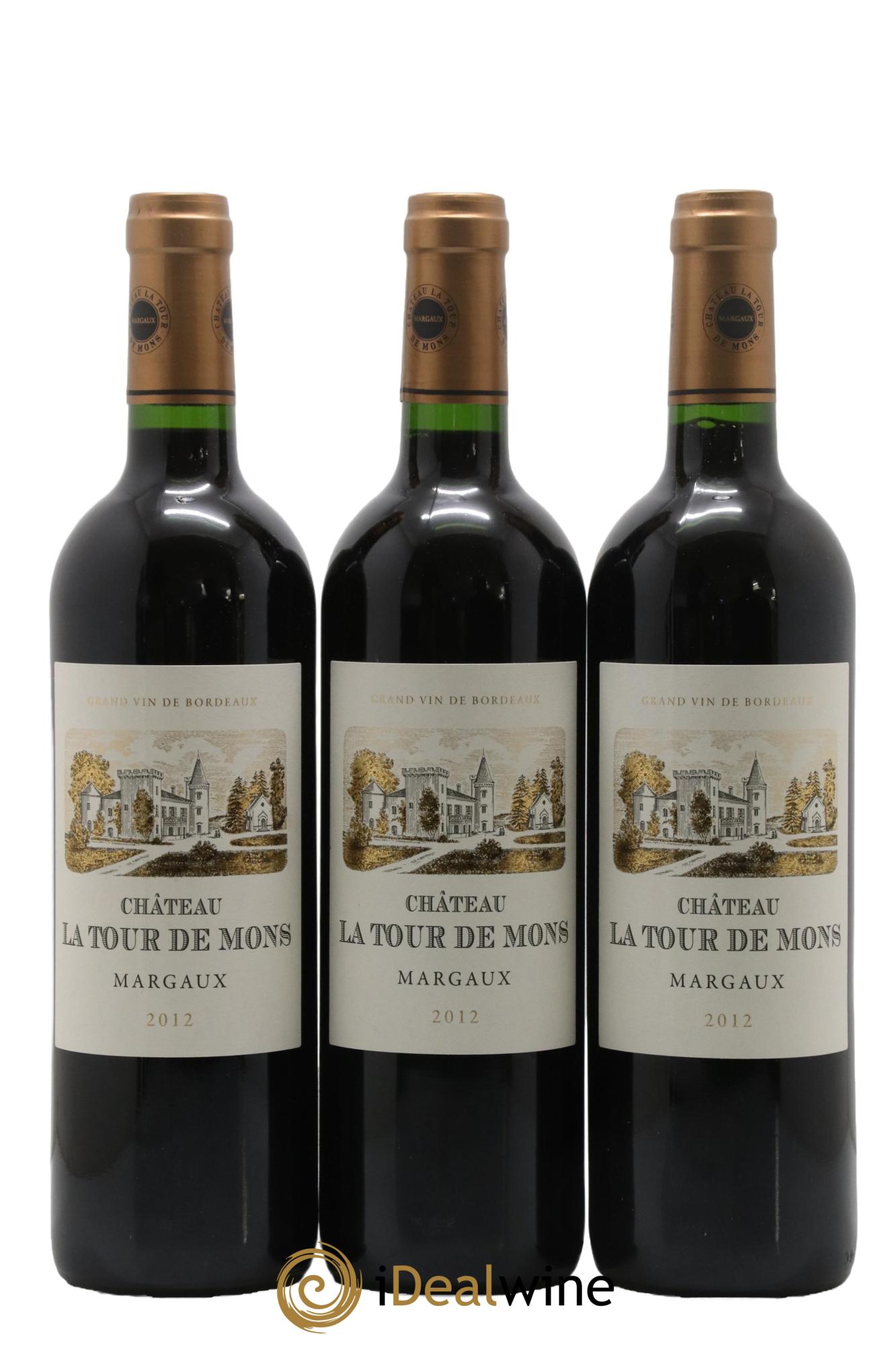 Château la Tour de Mons Cru Bourgeois 2012 - Lot de 12 bouteilles - 2
