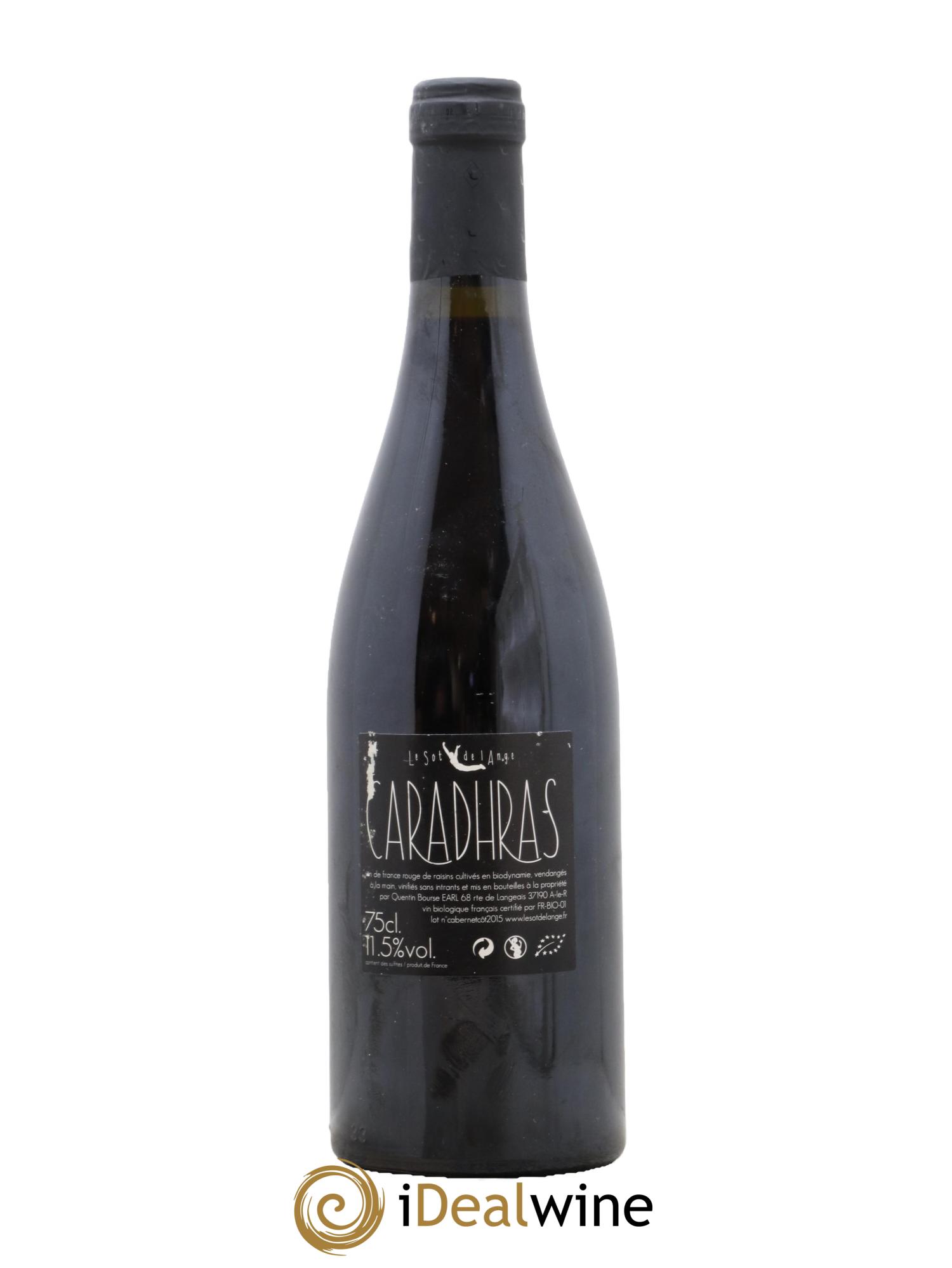 Vin de France Caradhras Le Sot De L Ange 2015 - Lot de 1 bouteille - 1