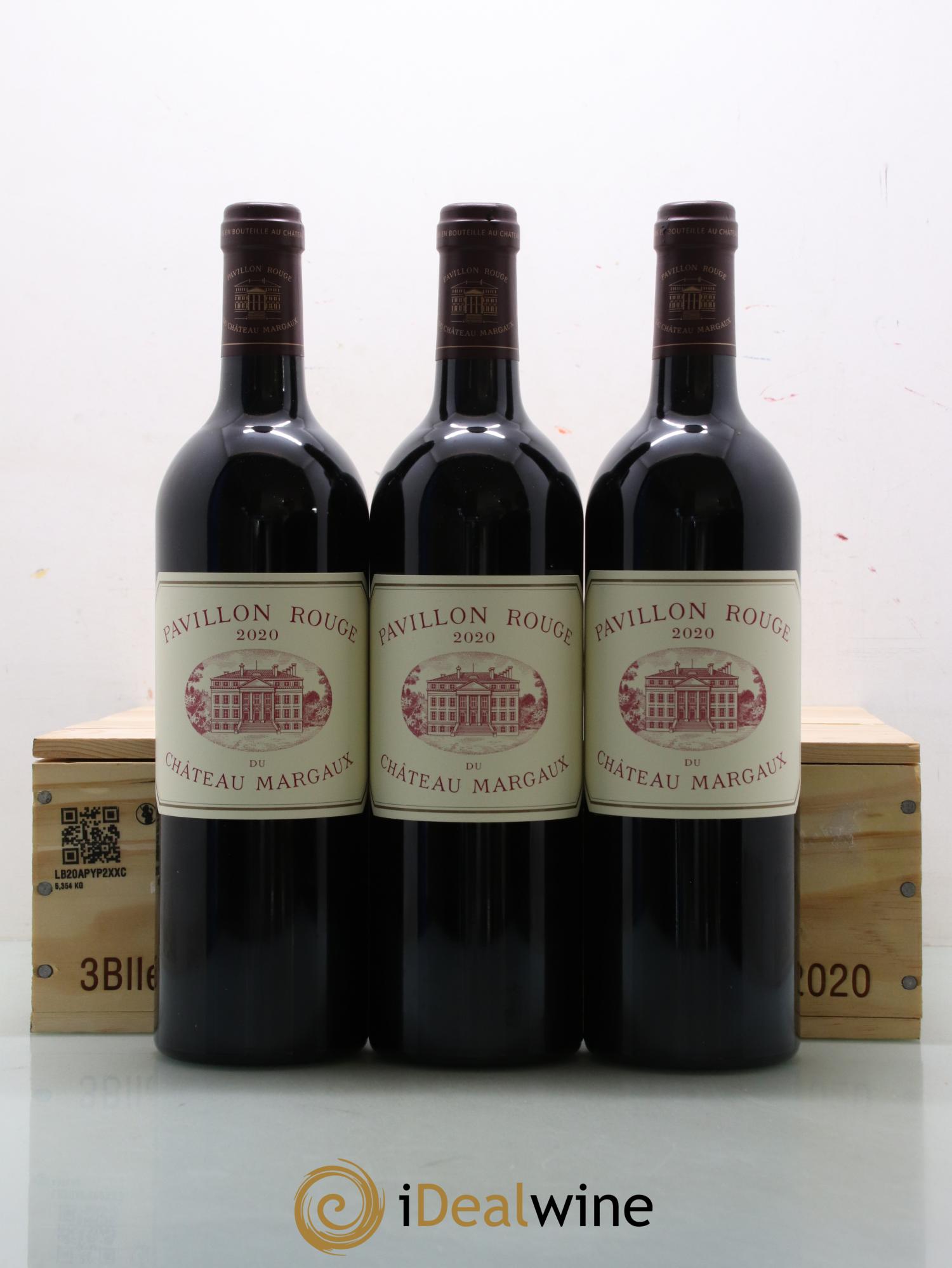 Pavillon Rouge du Château Margaux Second Vin 2020 - Lot de 3 bouteilles - 0
