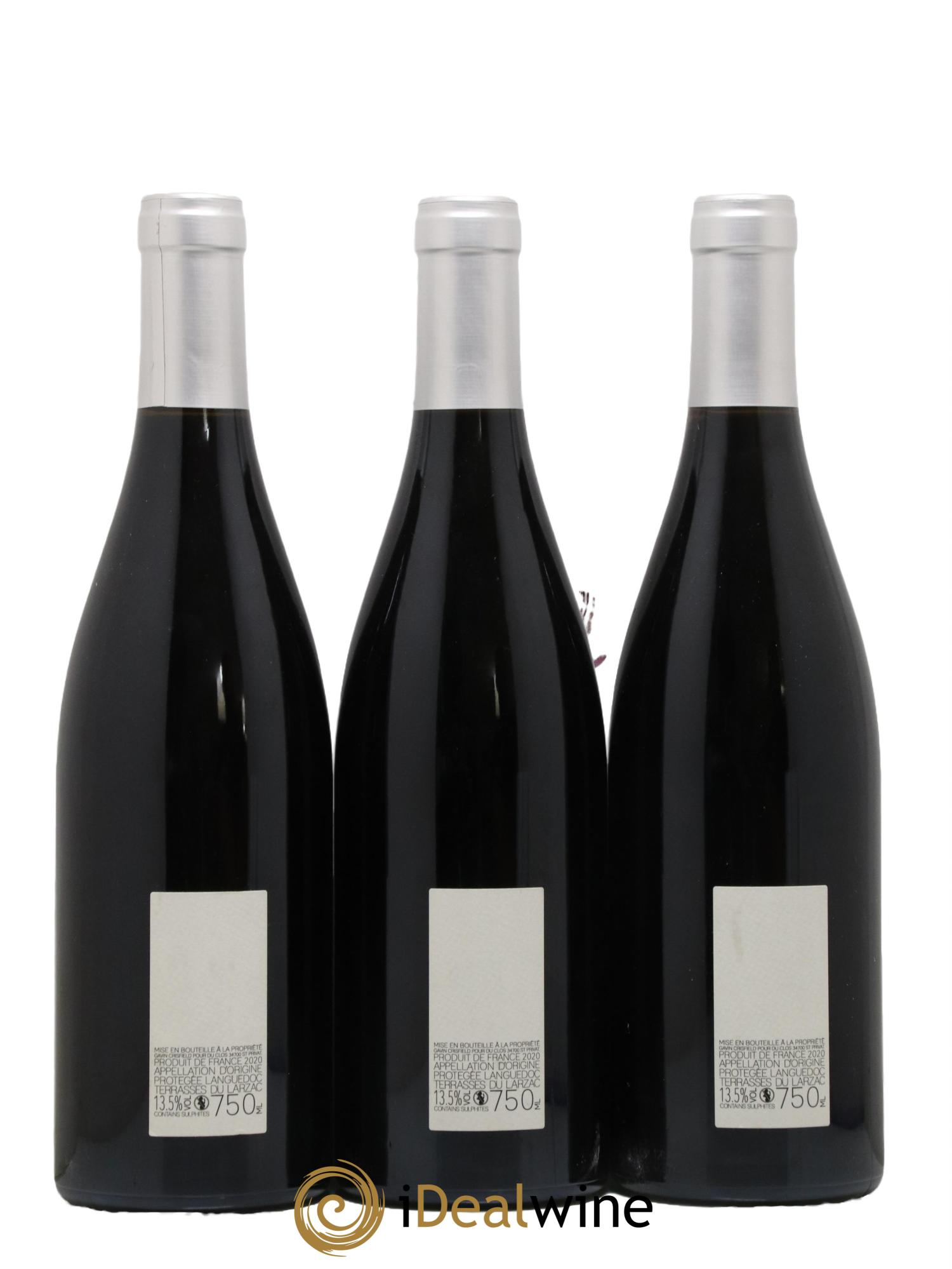 Terrasses du Larzac Gavin Crisfield La Traversée 2020 - Lot of 3 bottles - 1