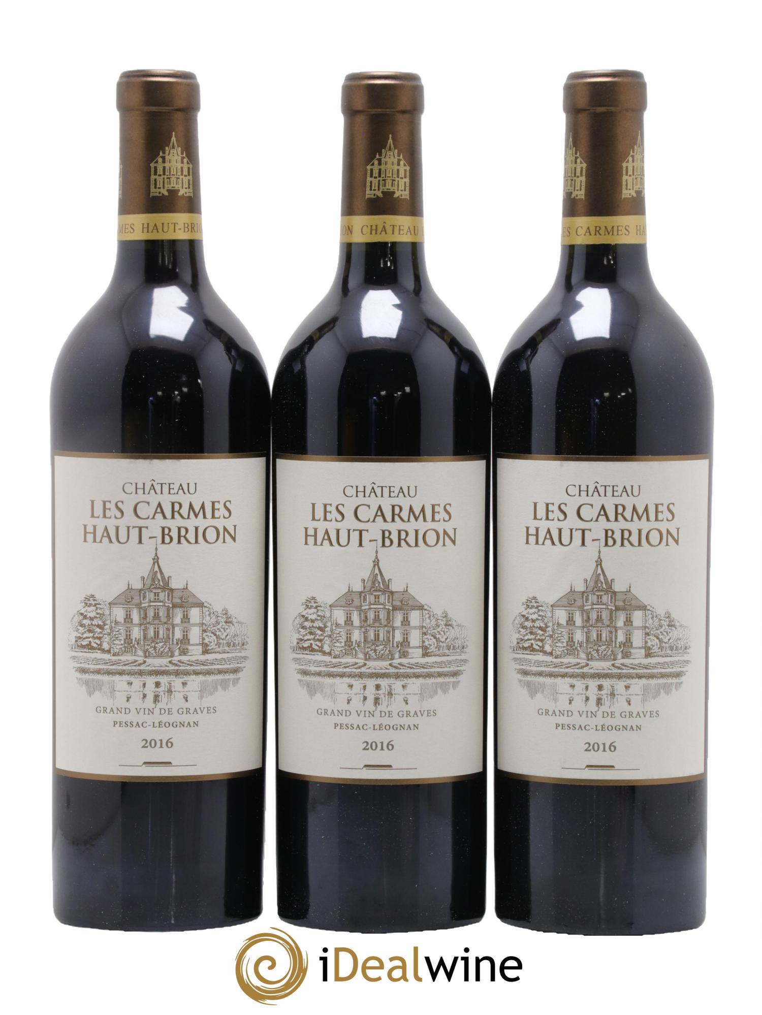 Château Les Carmes Haut-Brion 2016 - Lot de 6 bouteilles - 1