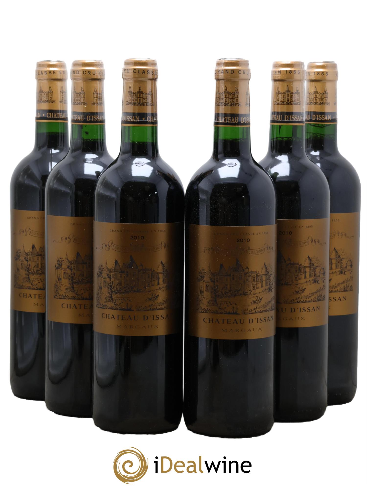 Château d'Issan 3ème Grand Cru Classé 2010 - Lotto di 6 bottiglie - 0