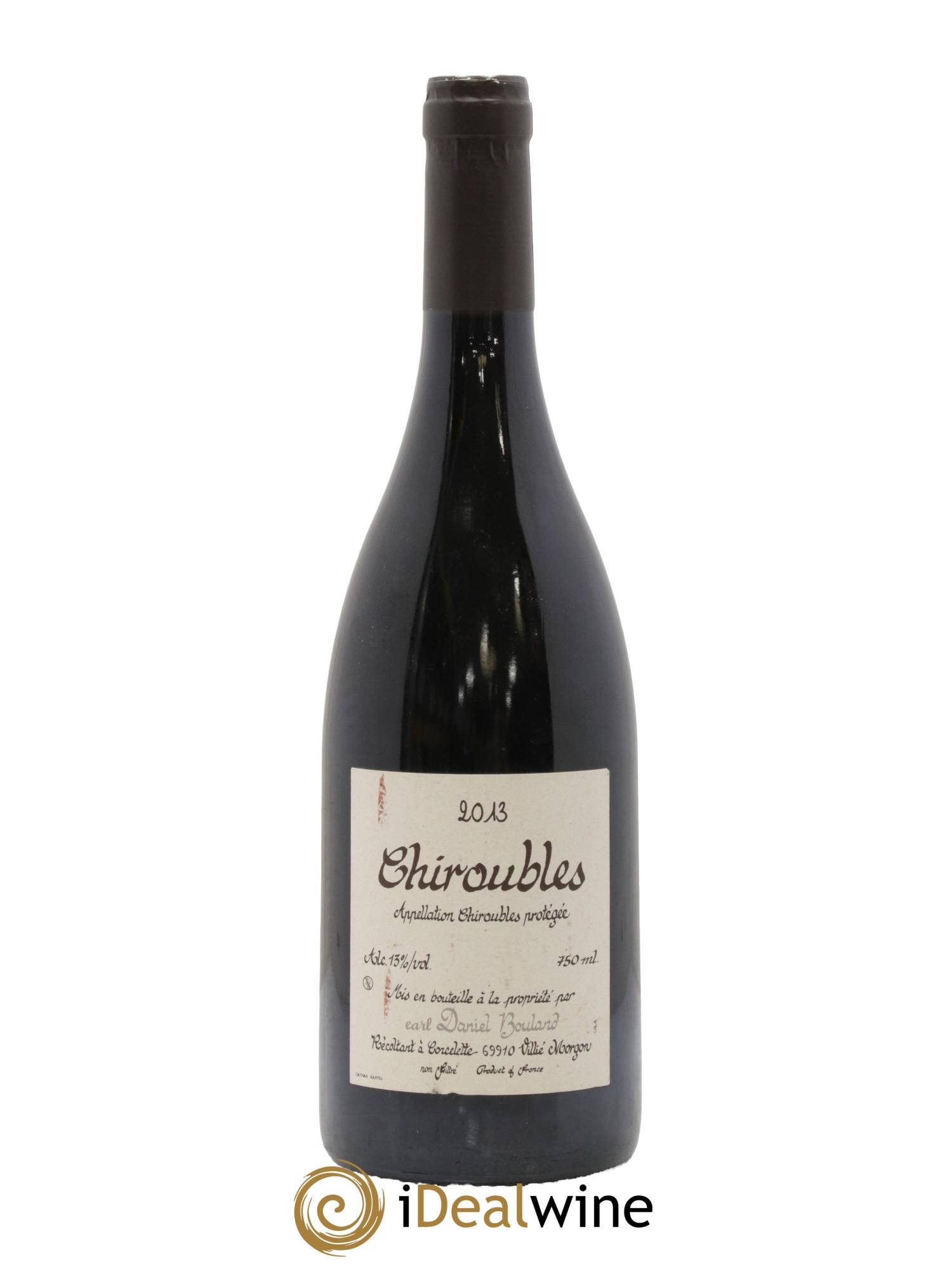 Chiroubles Daniel Bouland (Domaine) 2013 - Lot de 1 bouteille - 0
