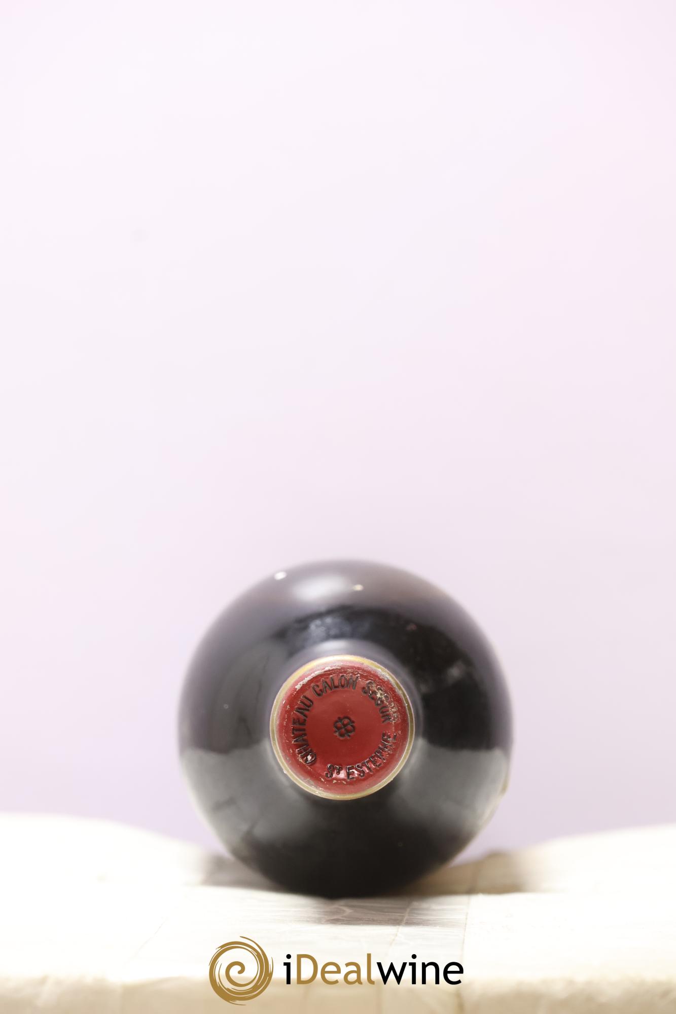 Château Calon Ségur 3ème Grand Cru Classé 1982 - Lot de 1 bouteille - 1