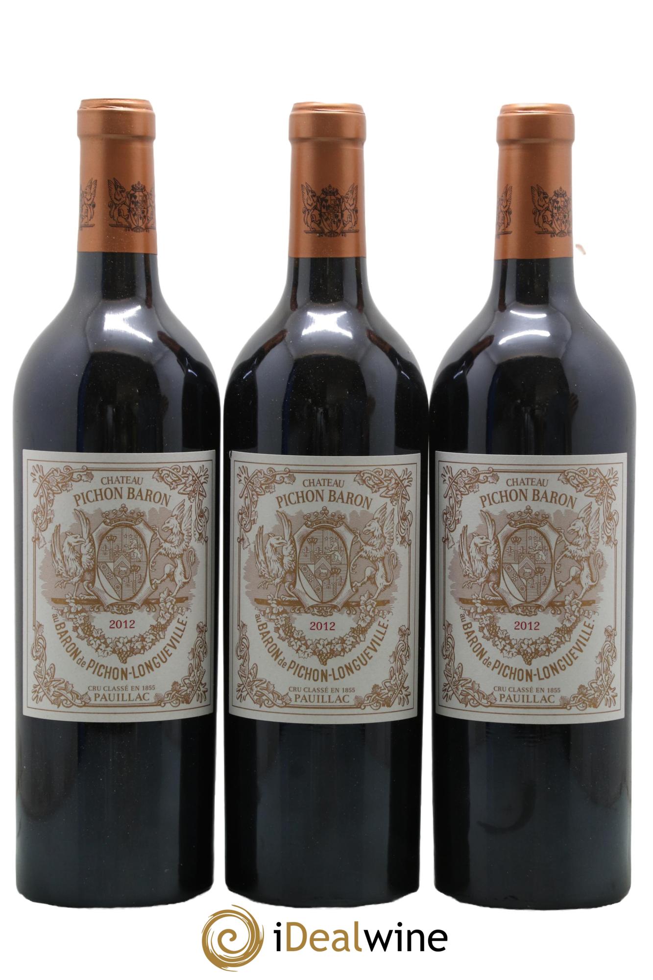 Pichon Longueville Baron 2ème Grand Cru Classé 2012 - Lot de 12 bouteilles - 1