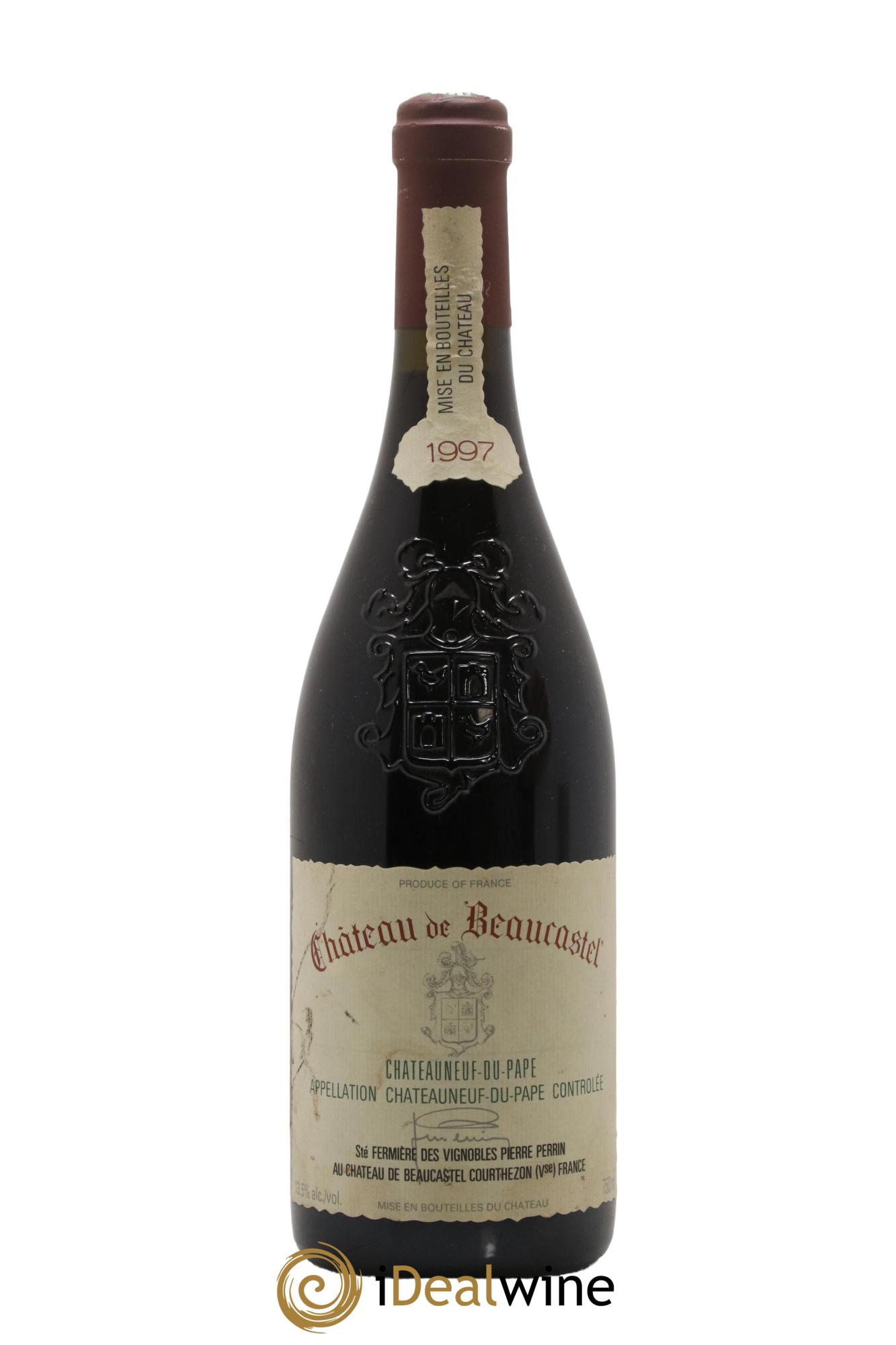 Châteauneuf-du-Pape Château de Beaucastel Famille Perrin 1997 - Lot de 1 bouteille - 0