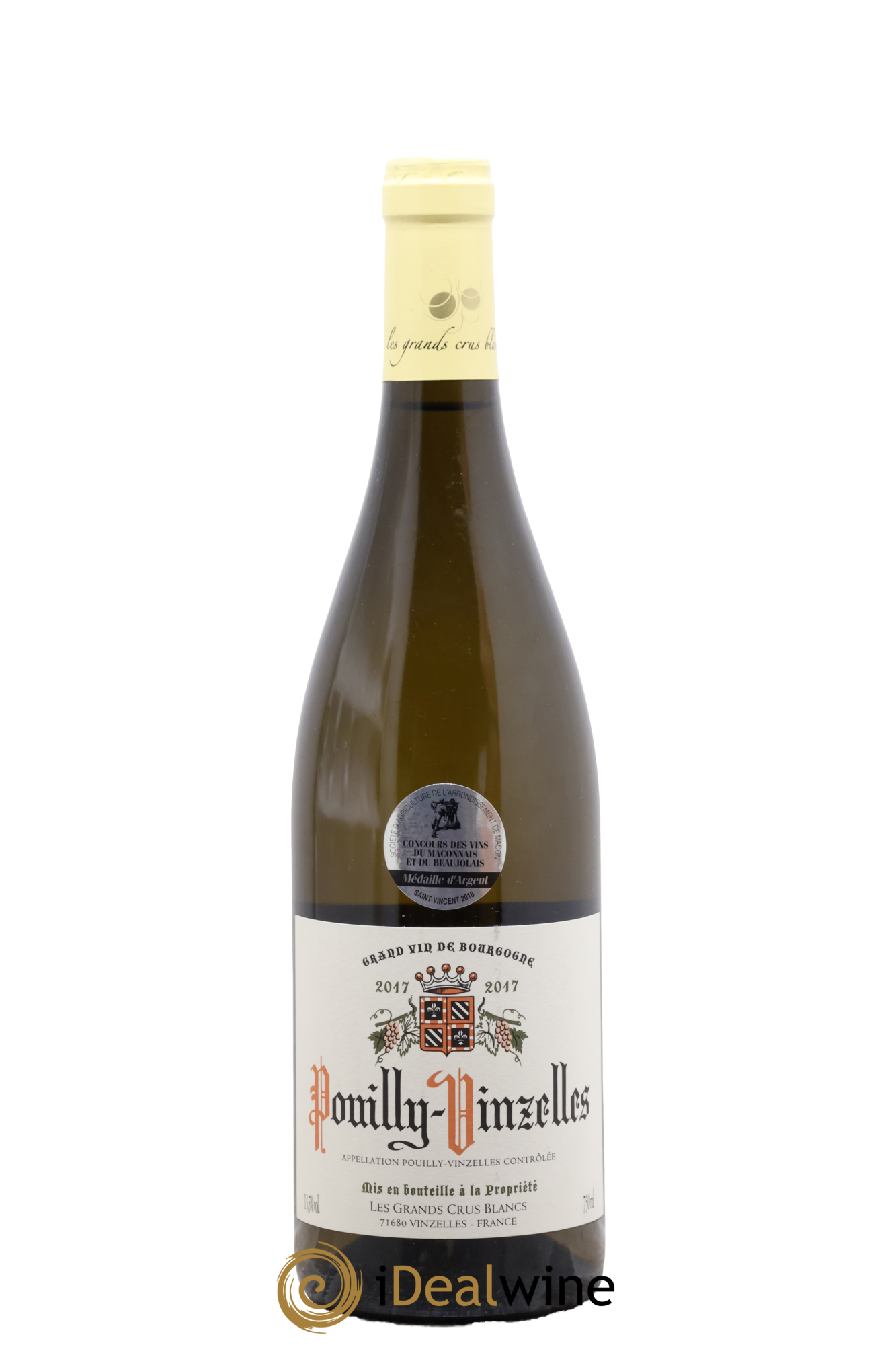 Pouilly-Vinzelles Cave des Grands Crus 2017 - Lot de 1 bouteille - 0