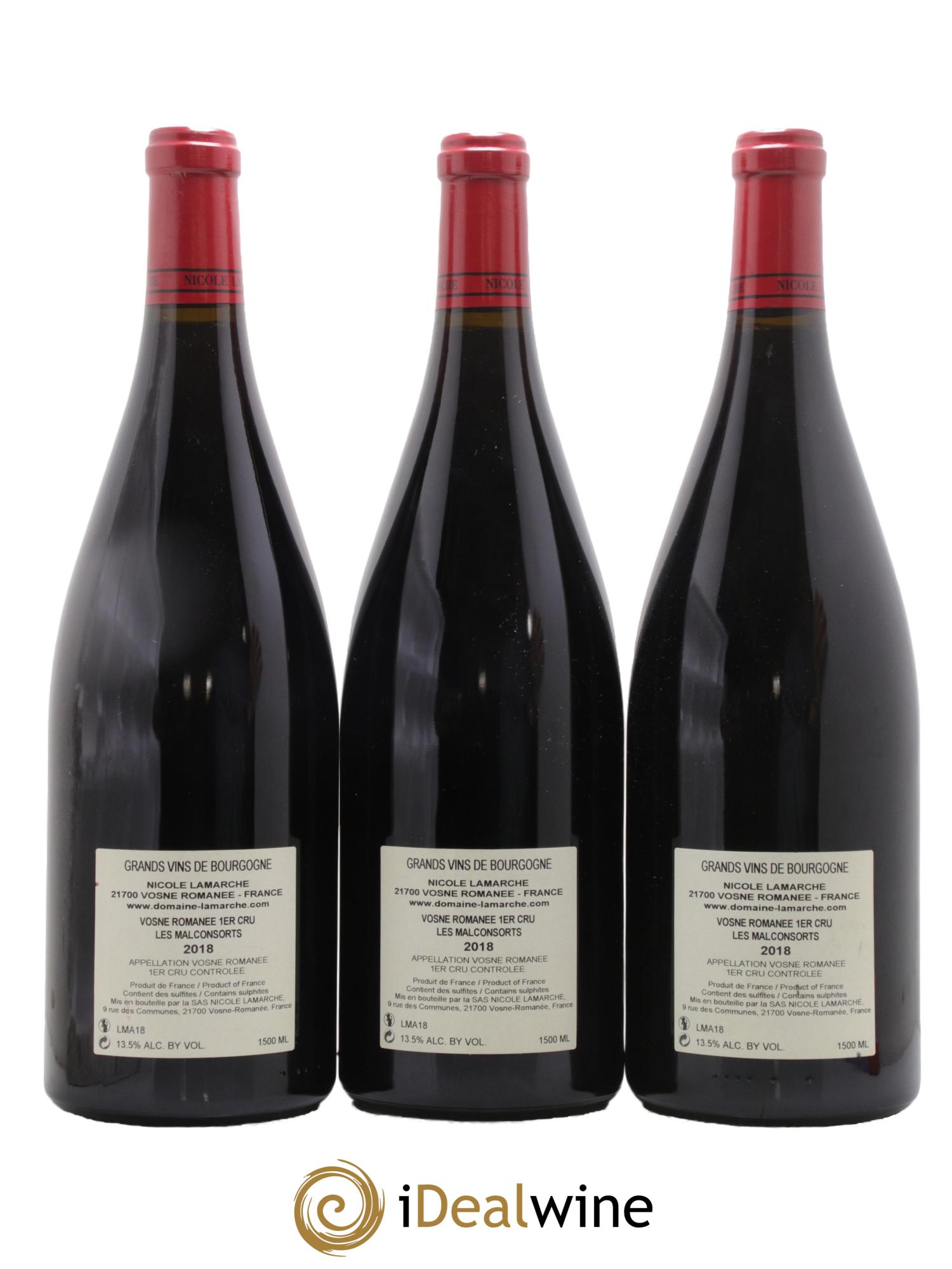 Vosne-Romanée 1er Cru Les Malconsorts Lamarche (Domaine)  2018 - Lotto di 3 magnum - 1