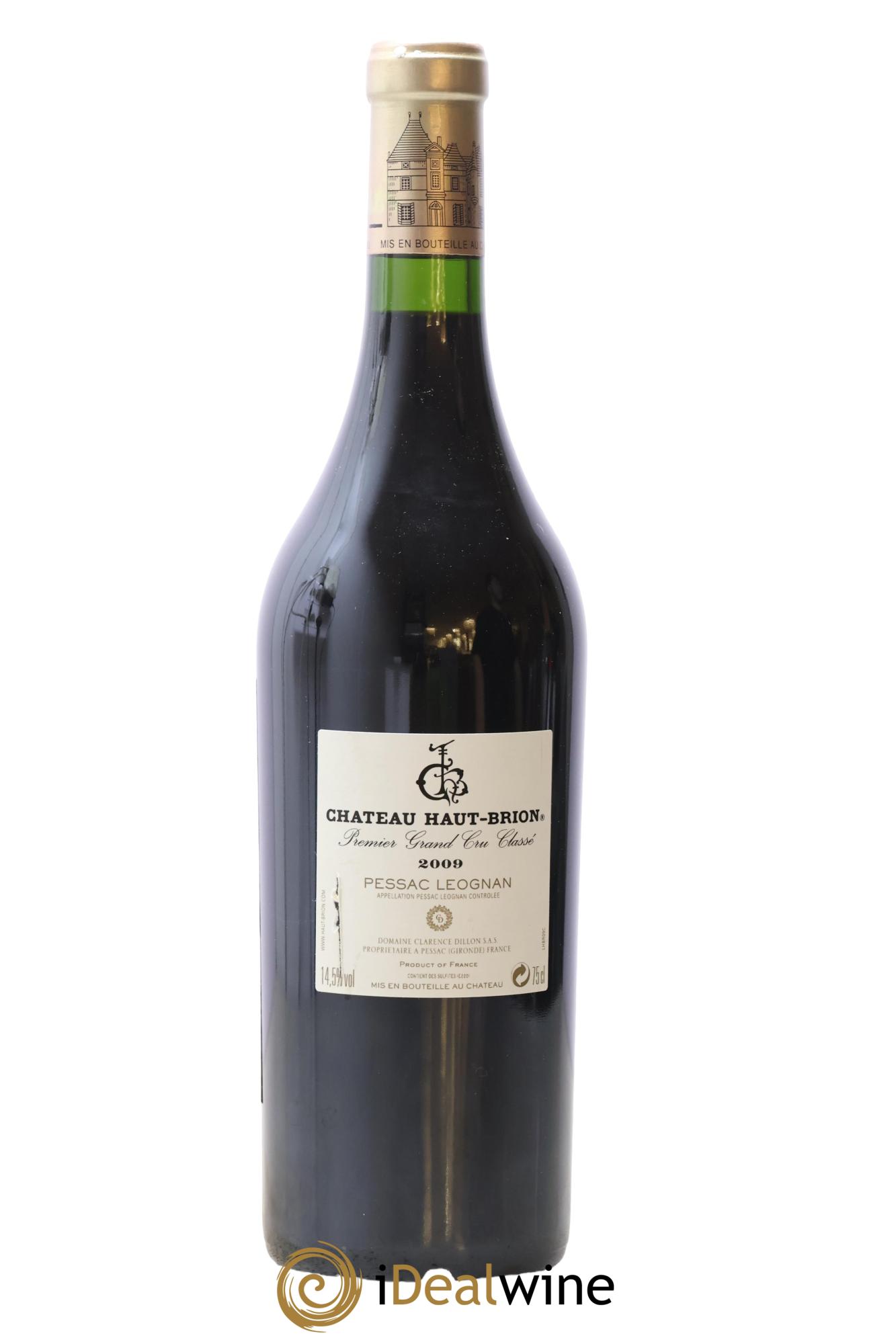 Château Haut Brion 1er Grand Cru Classé 2009 - Lot of 1 bottle - 1