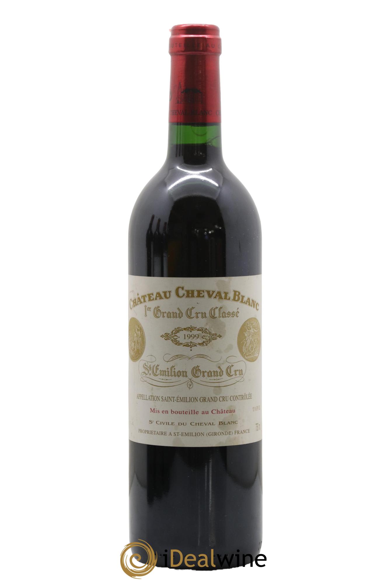 Château Cheval Blanc 1er Grand Cru Classé A 1999 - Lot de 1 bouteille - 0