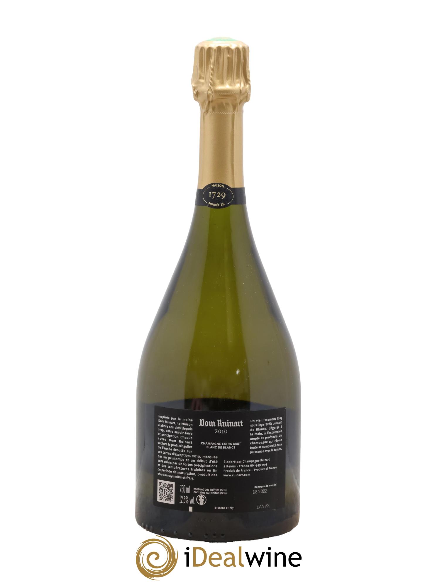 Dom Ruinart Brut Ruinart 2010 - Lotto di 1 bottiglia - 1