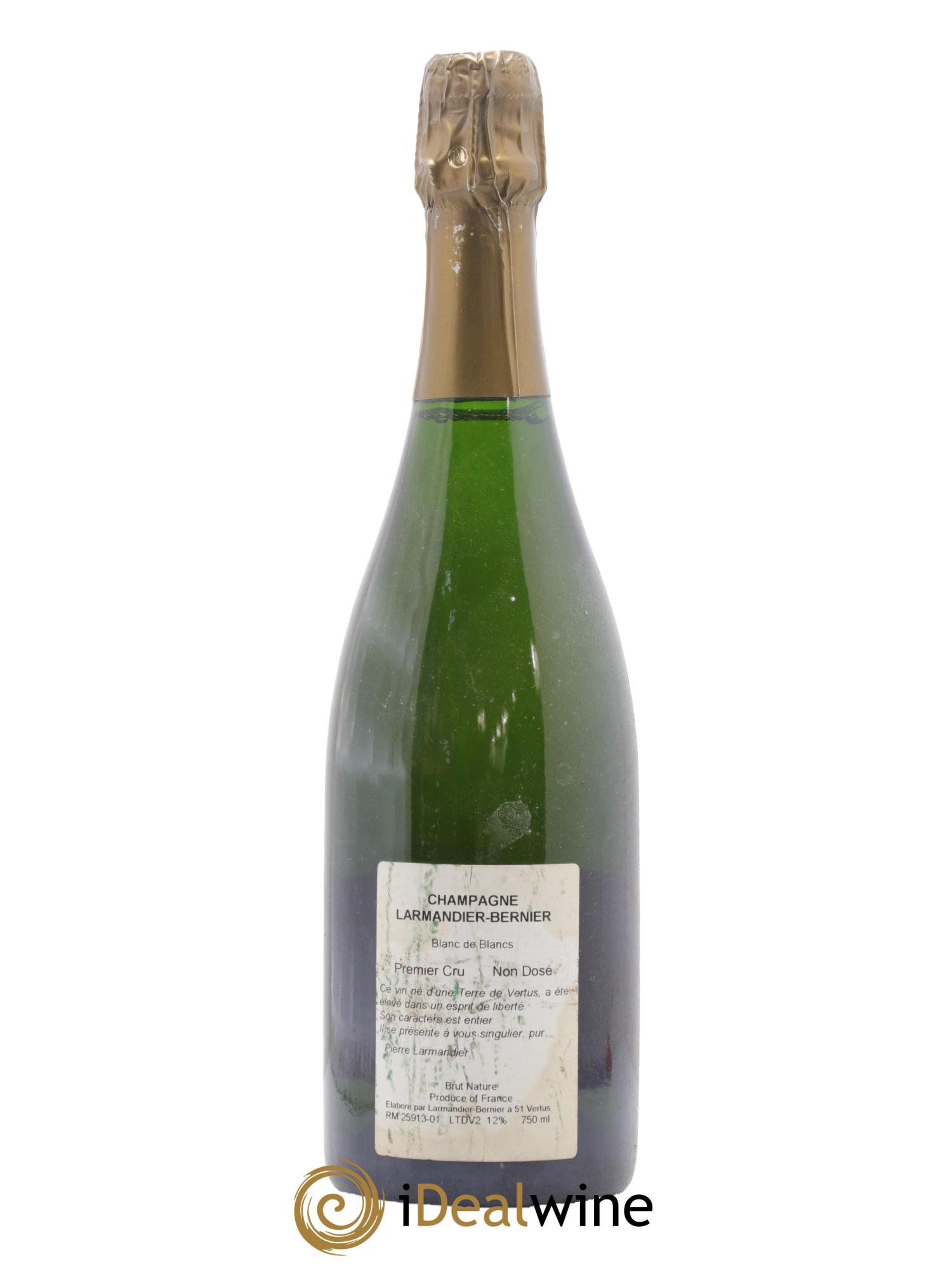 Terre de Vertus 1er Cru Non dosé Larmandier-Bernier - Posten von 1 Flasche - 1