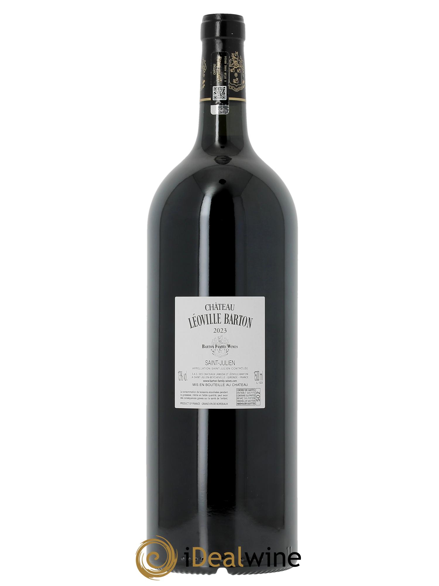 Château Léoville Barton 2ème Grand Cru Classé (OWC if 3 mgs) 2023 - Lot of 1 magnum - 1