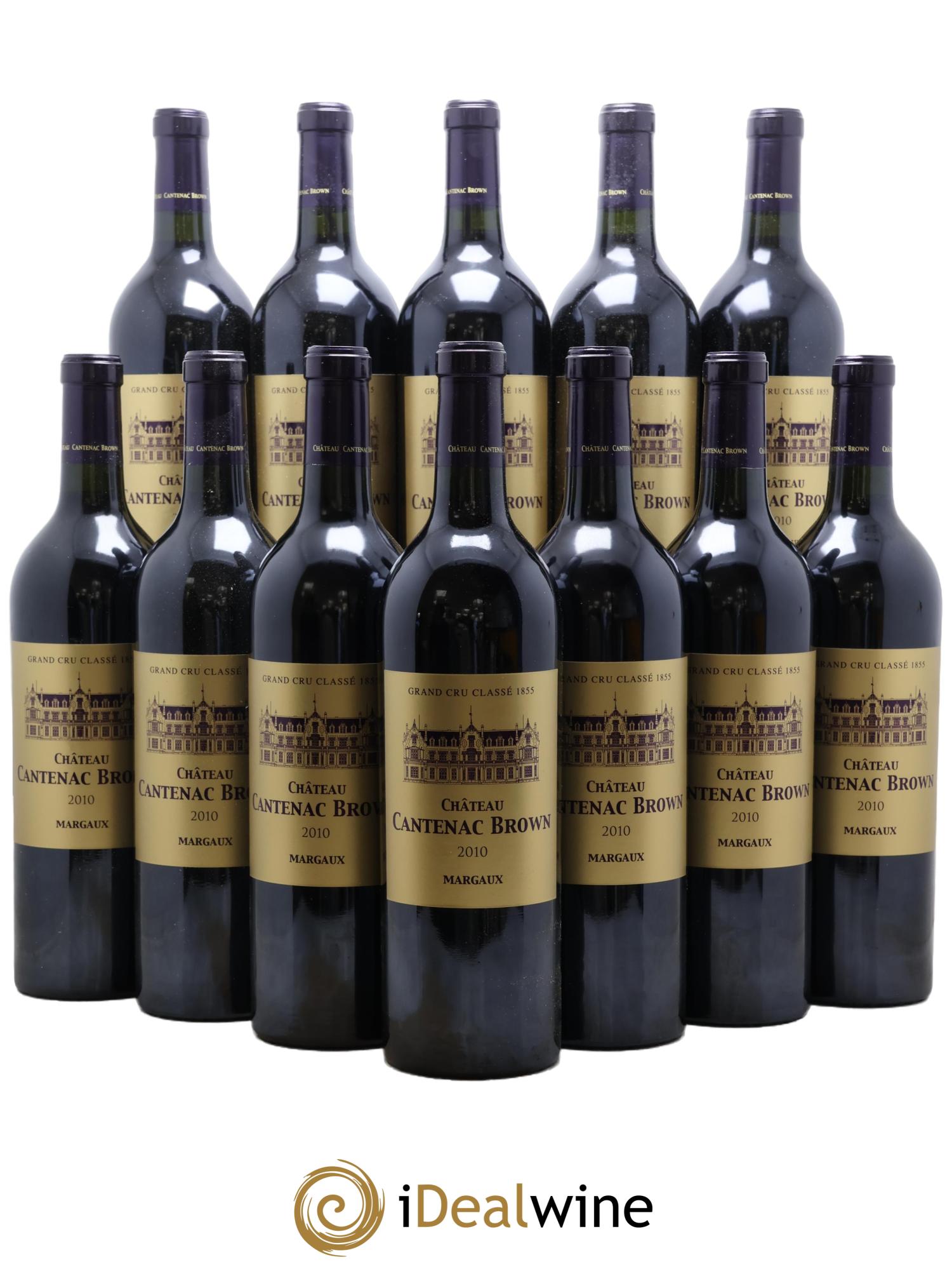 Château Cantenac Brown 3ème Grand Cru Classé 2010 - Posten von 12 Flaschen - 0