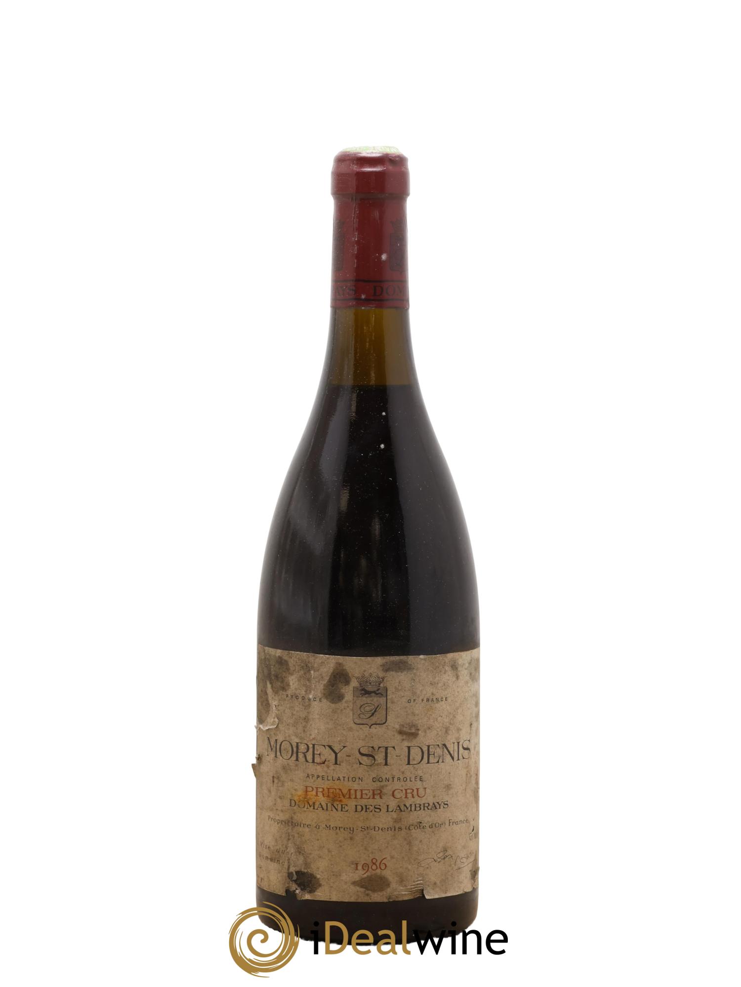 Morey Saint-Denis 1er Cru Domaine Des Lambrays 1986 - Posten von 1 Flasche - 0