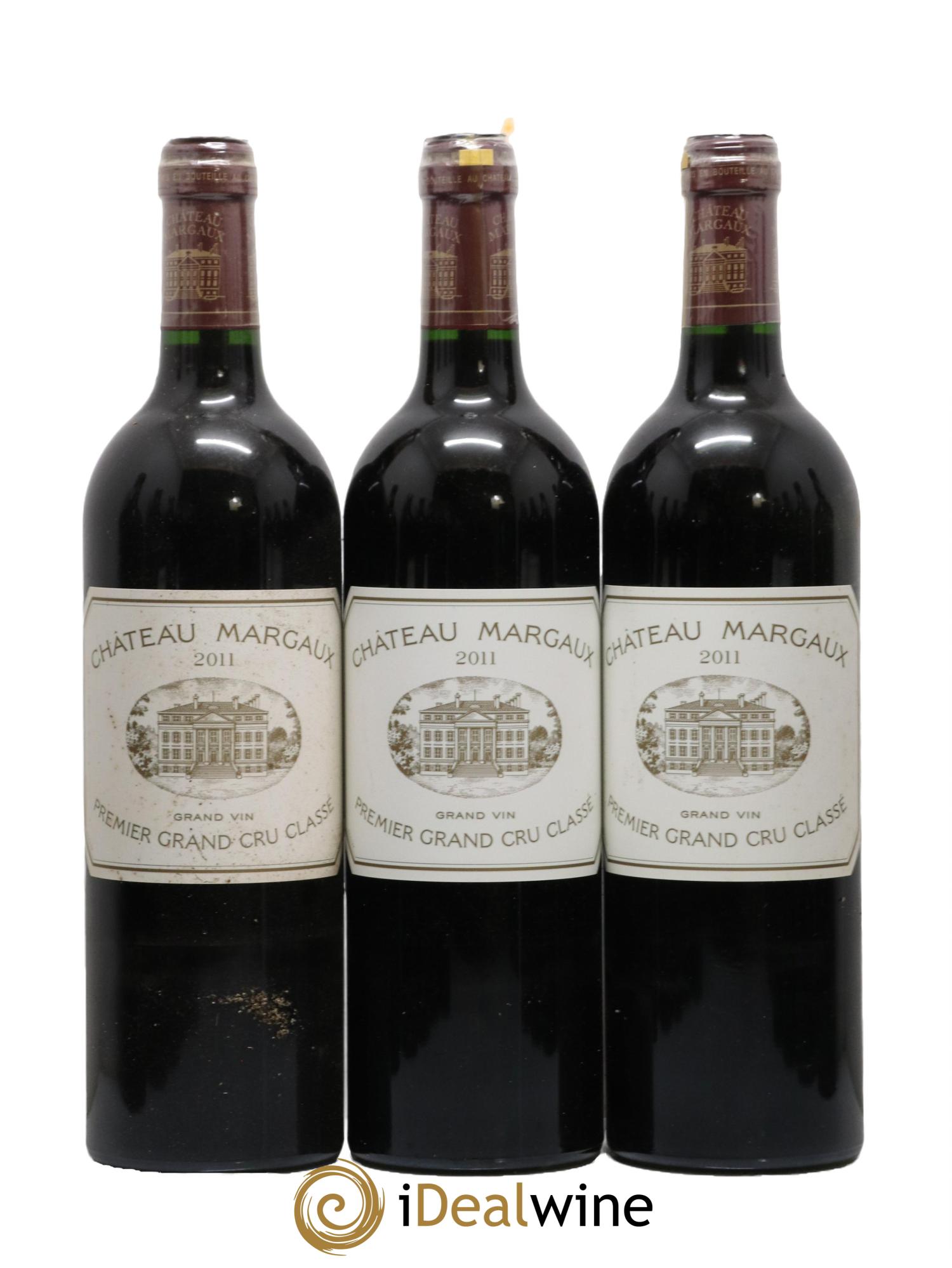 Château Margaux 1er Grand Cru Classé  2011 - Lot of 12 bottles - 1