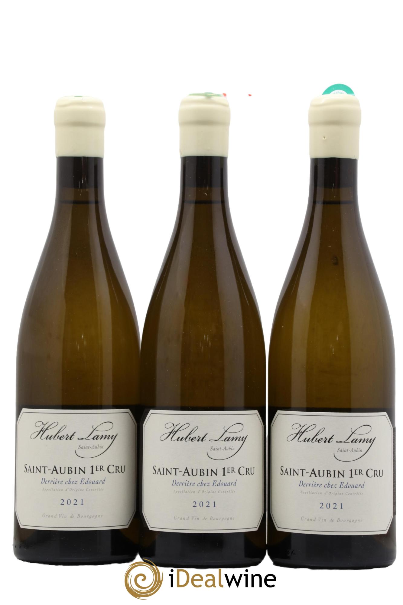 Saint-Aubin 1er Cru Derrière chez Edouard Hubert Lamy 2021 - Lot de 3 bouteilles - 0
