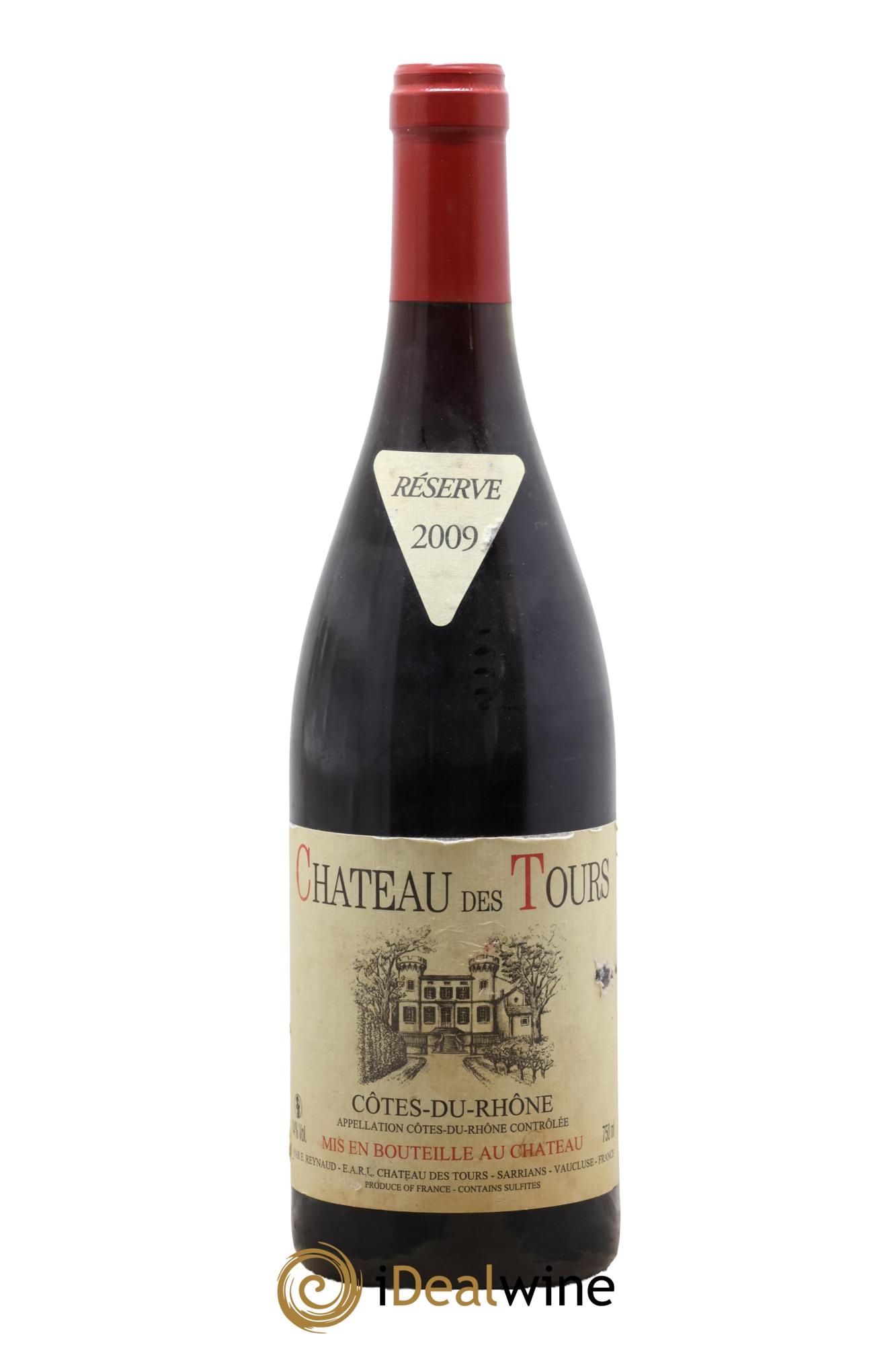 Côtes-du-Rhône Château des Tours Emmanuel Reynaud 2009 - Lot de 1 bouteille - 0