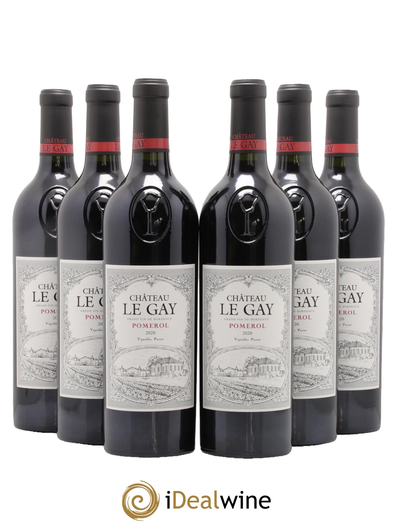 Château Le Gay 2020 - Lot de 6 bouteilles - 0