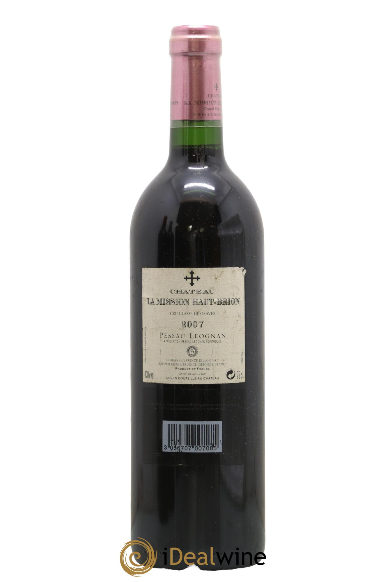 Château la Mission Haut-Brion Cru Classé de Graves 2007 - Lot of 1 bottle - 1