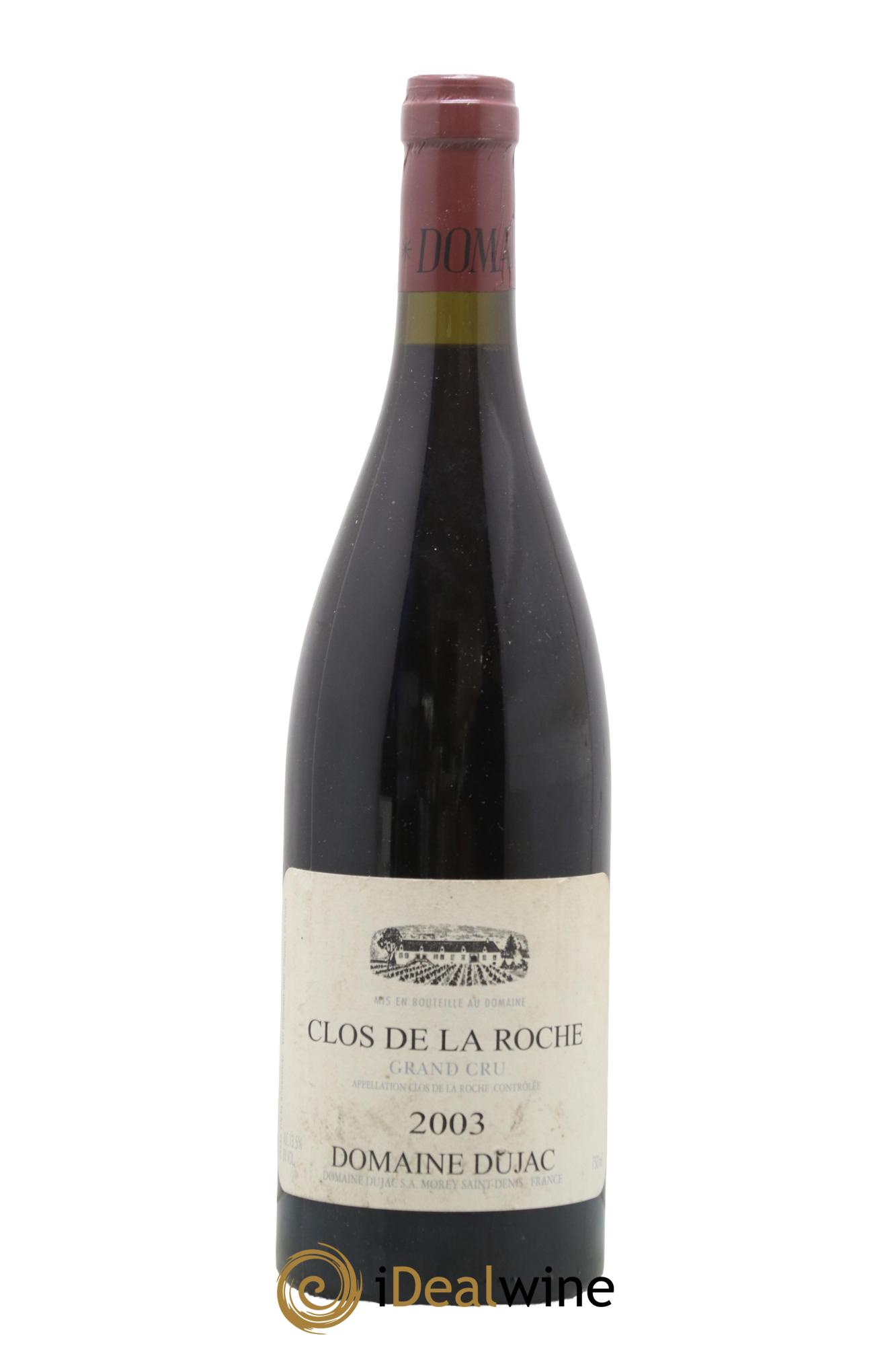 Clos de la Roche Grand Cru Dujac (Domaine) 2003 - Lotto di 1 bottiglia - 0