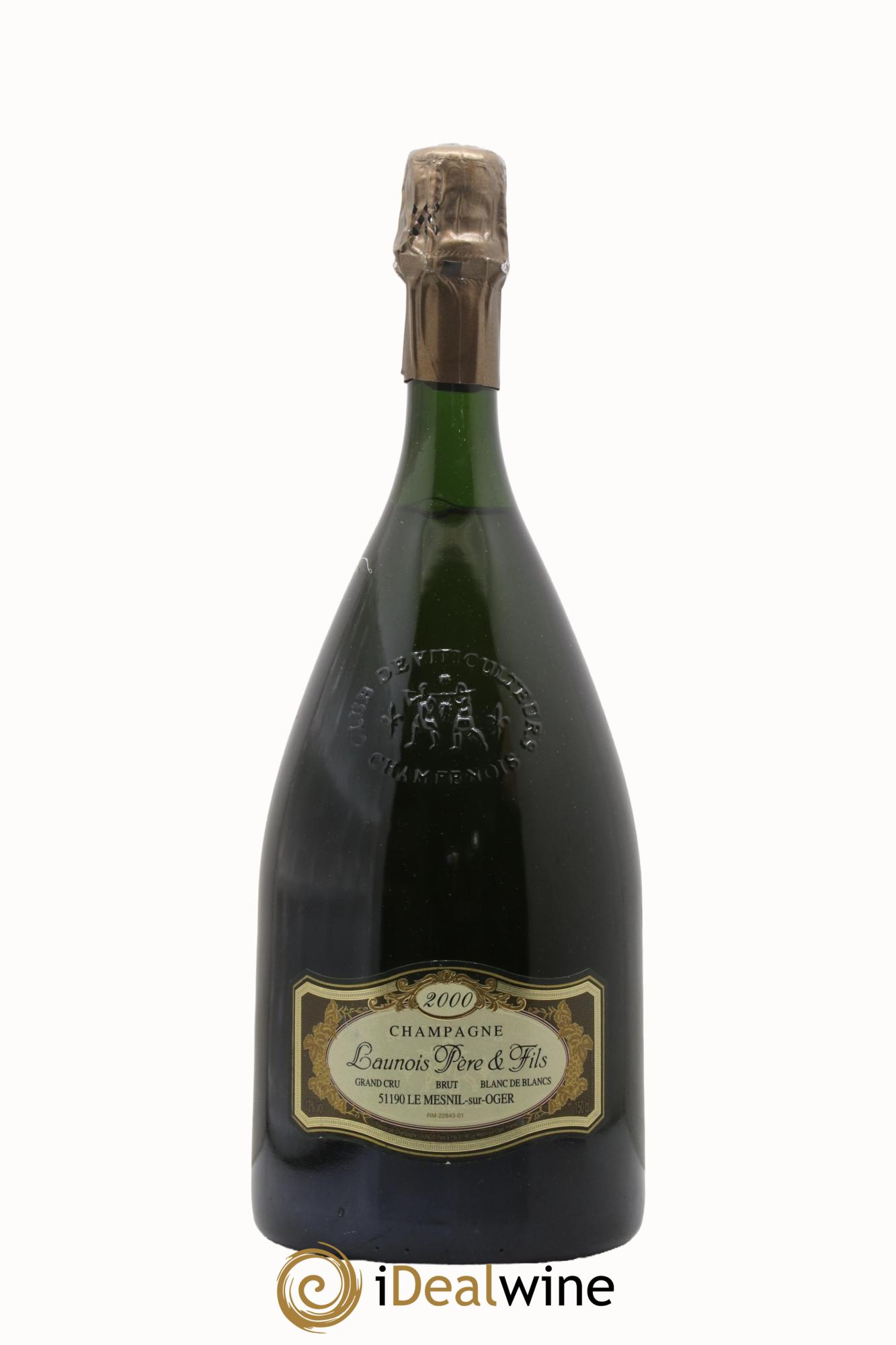 Champagne Grand Cru Launois Père & Fils 2000 - Lot of 1 magnum - 0