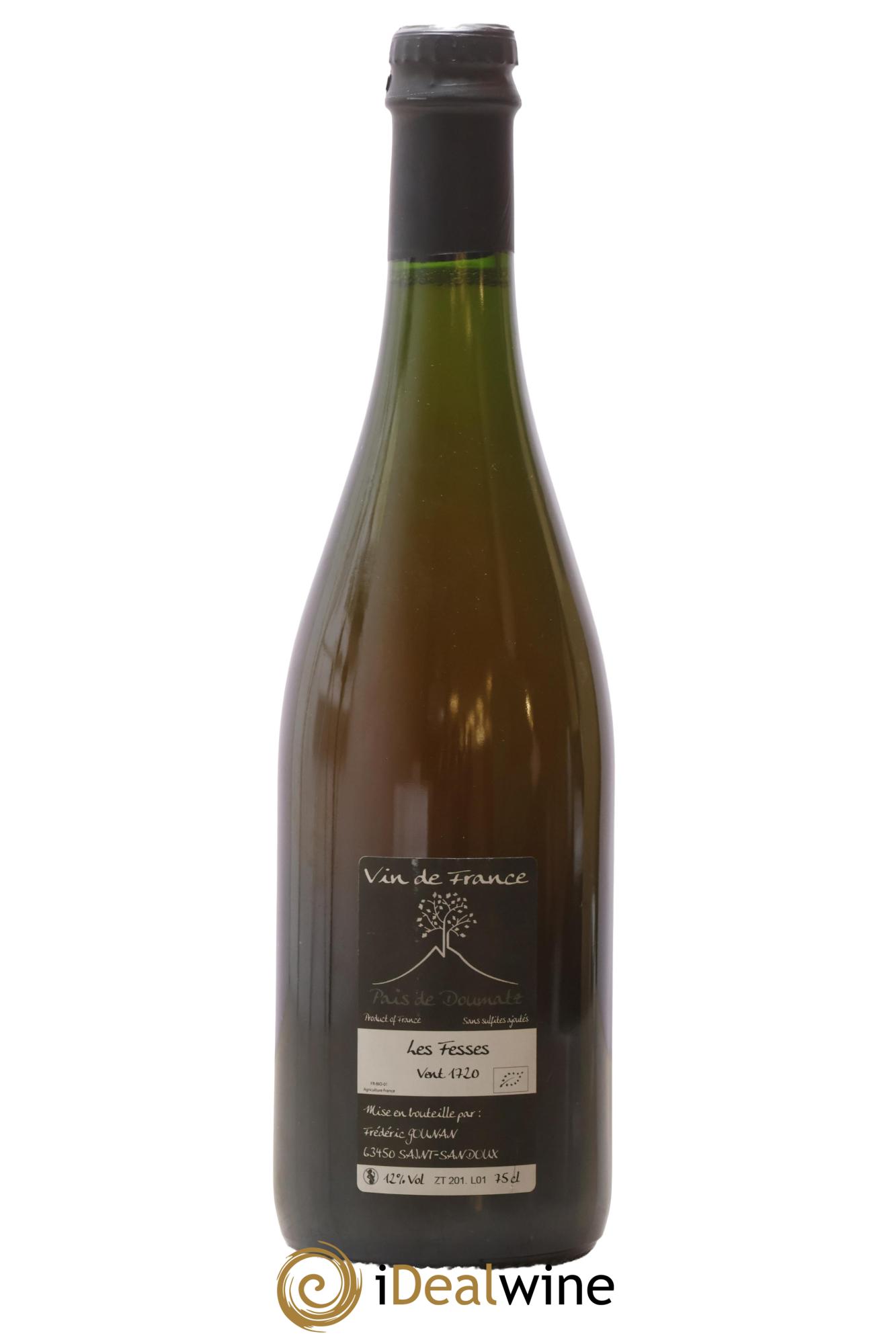 Vin de France Les Fesses Vignoble de l'Arbre Blanc  2017 - Lotto di 1 bottiglia - 1